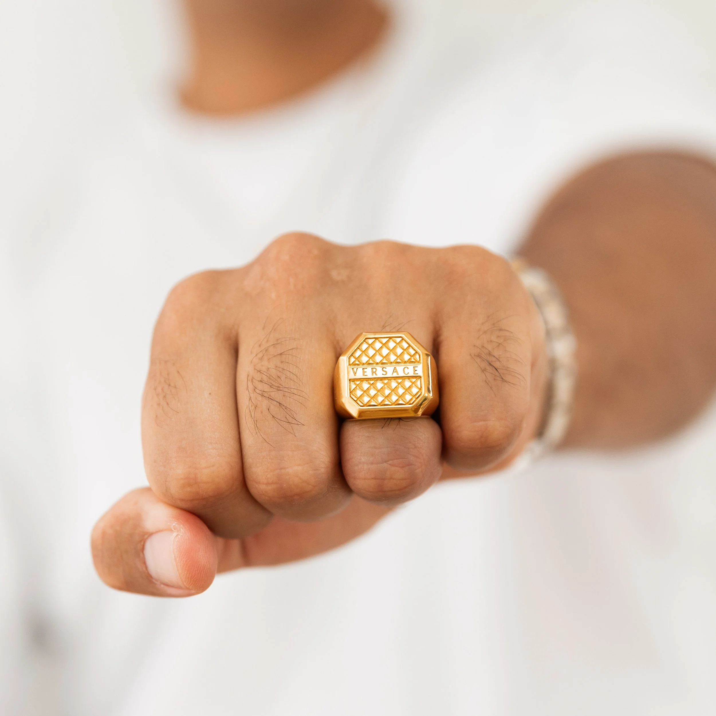 Versace Fat Signet Ring