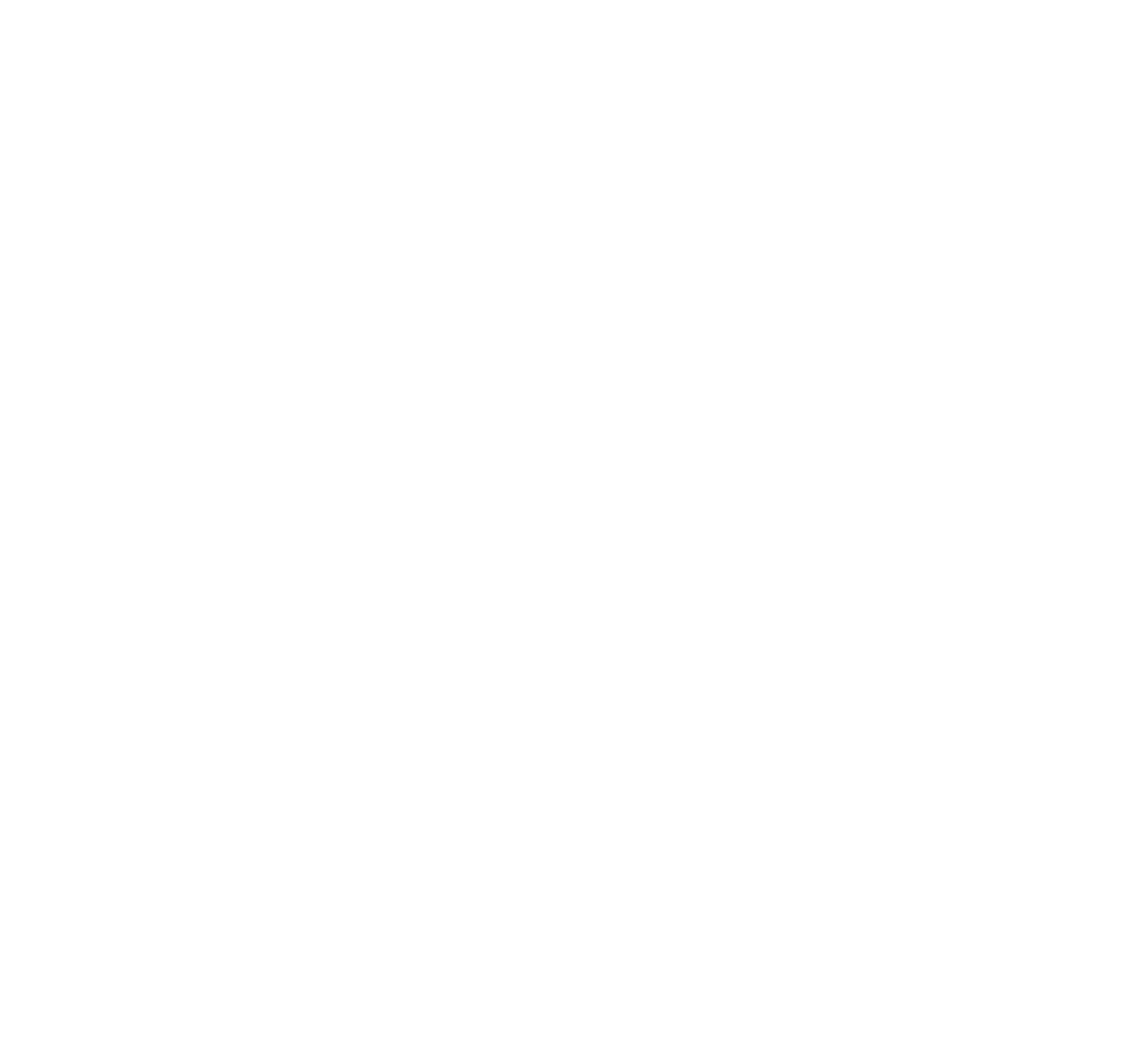 Line drawing of a lemon and lemon slices with leaves on a black background.