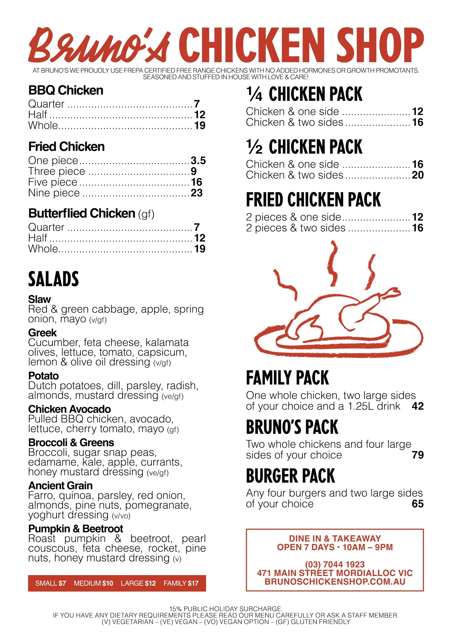Bruno’S Restaurant Dumfries Takeaway Menu – BKIE