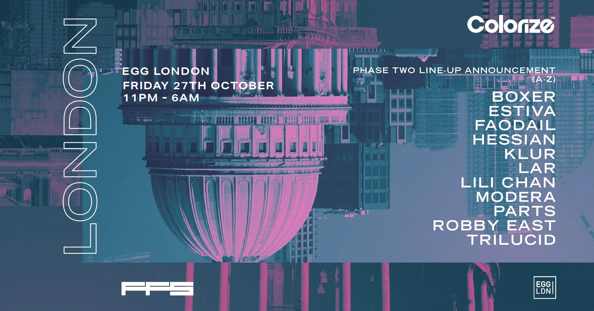 Egg London Takeover