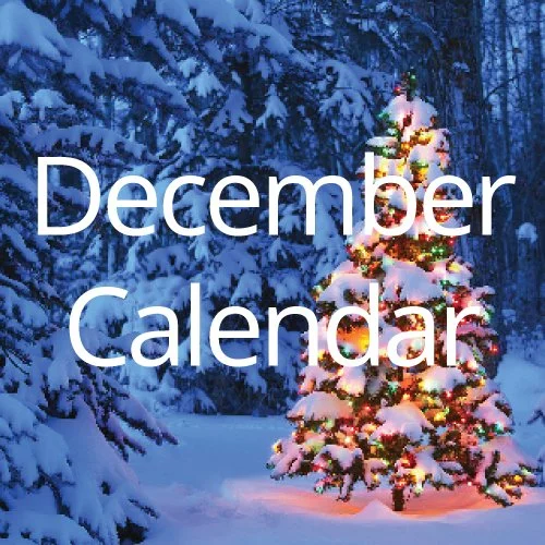 December 2025 Calendar of Events