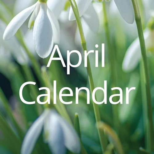 April 2026 Calendar of Events