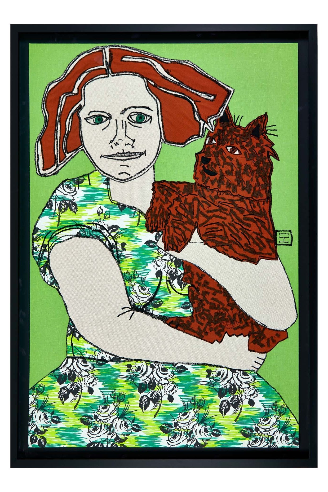 013-Woman-With-Brown-Dog_150x100cm-Framed.jpg