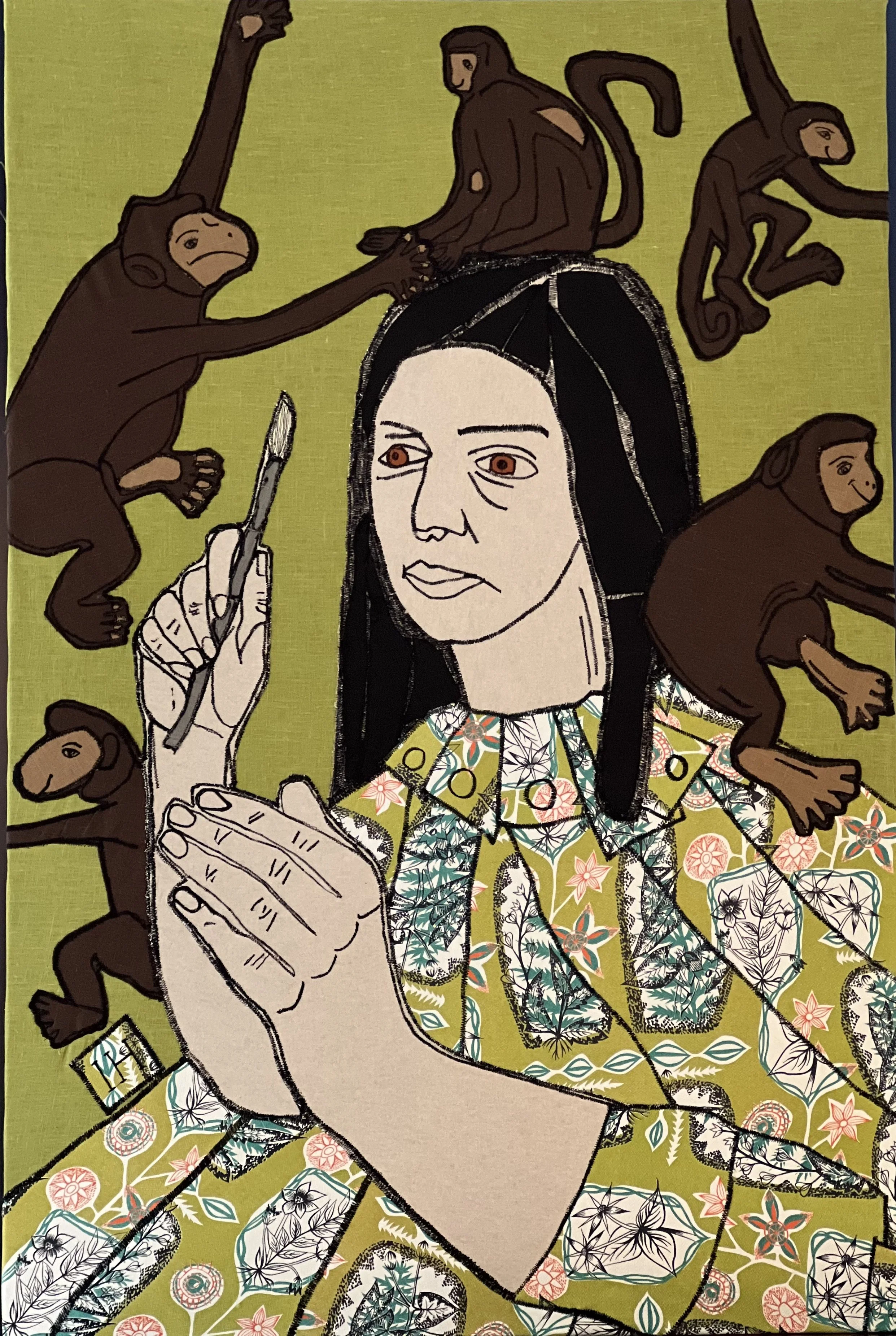Woman With Five Monkeys.jpeg