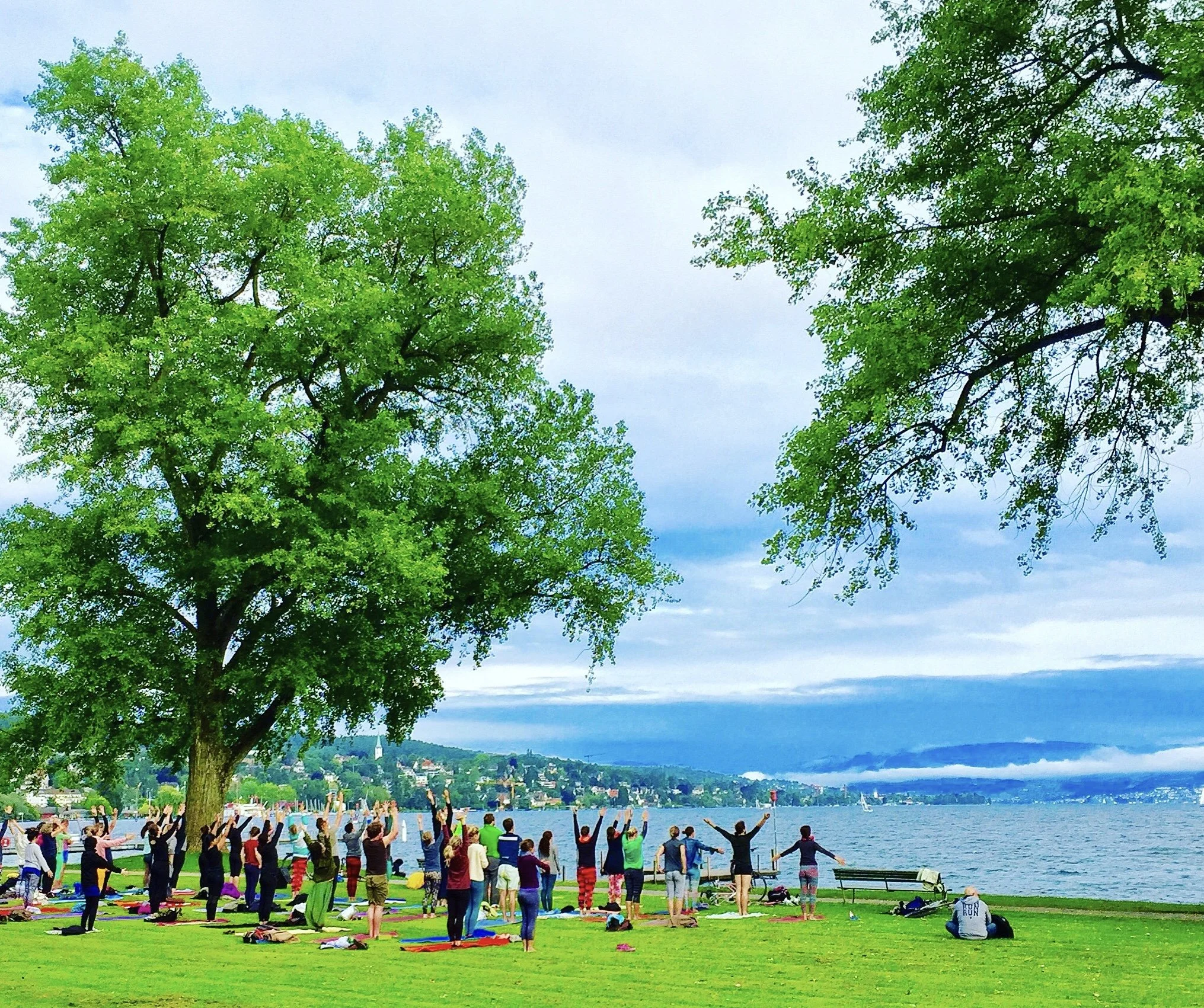 Yoga am Zürichsee 2016