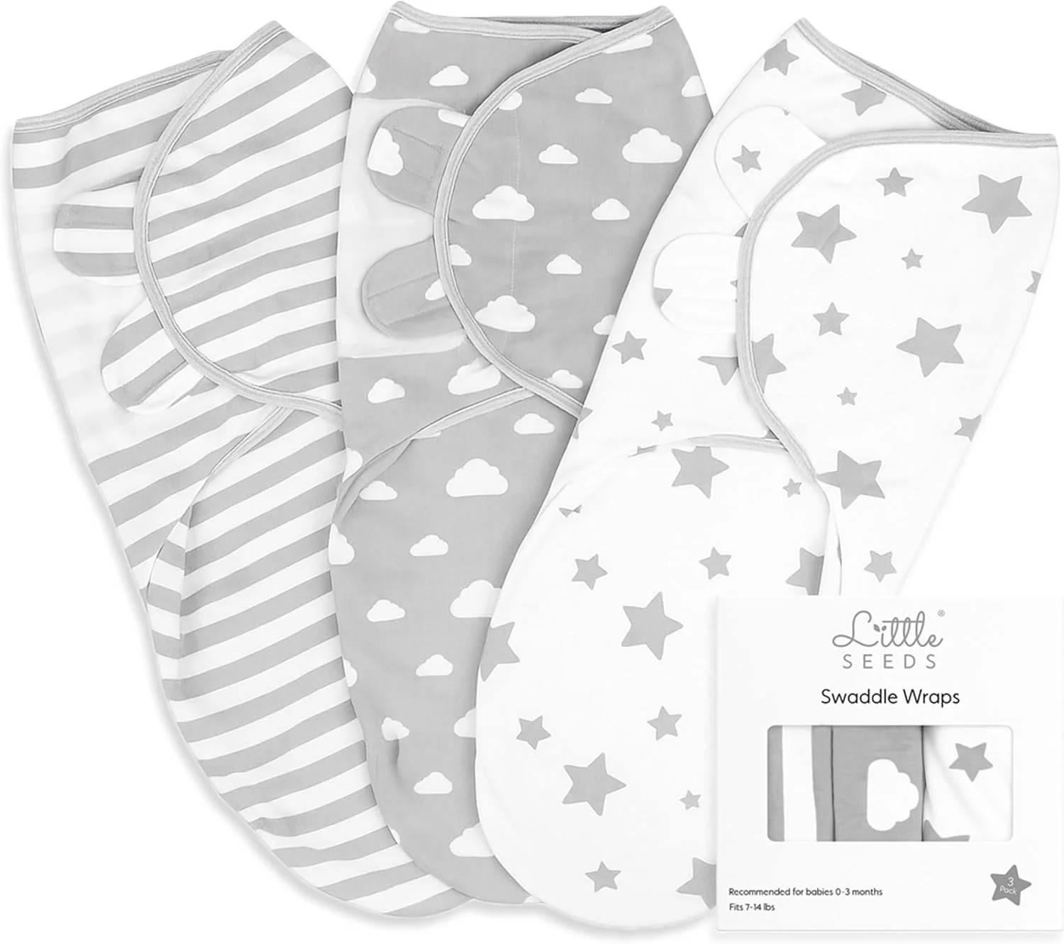Swaddle for newborns with velcro so their little hands don't escape