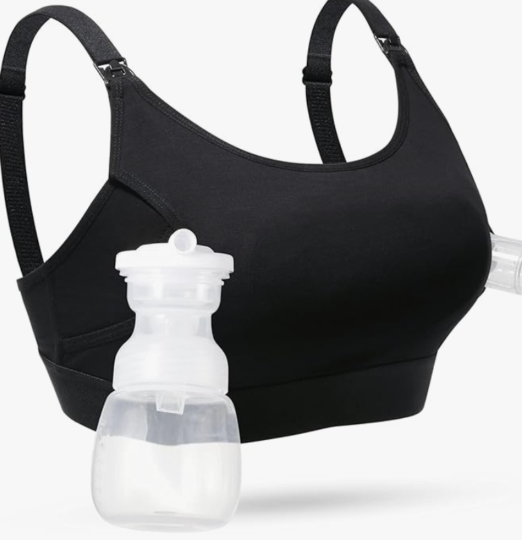 Hands-free pumping bra (if you have a classic breast pump)