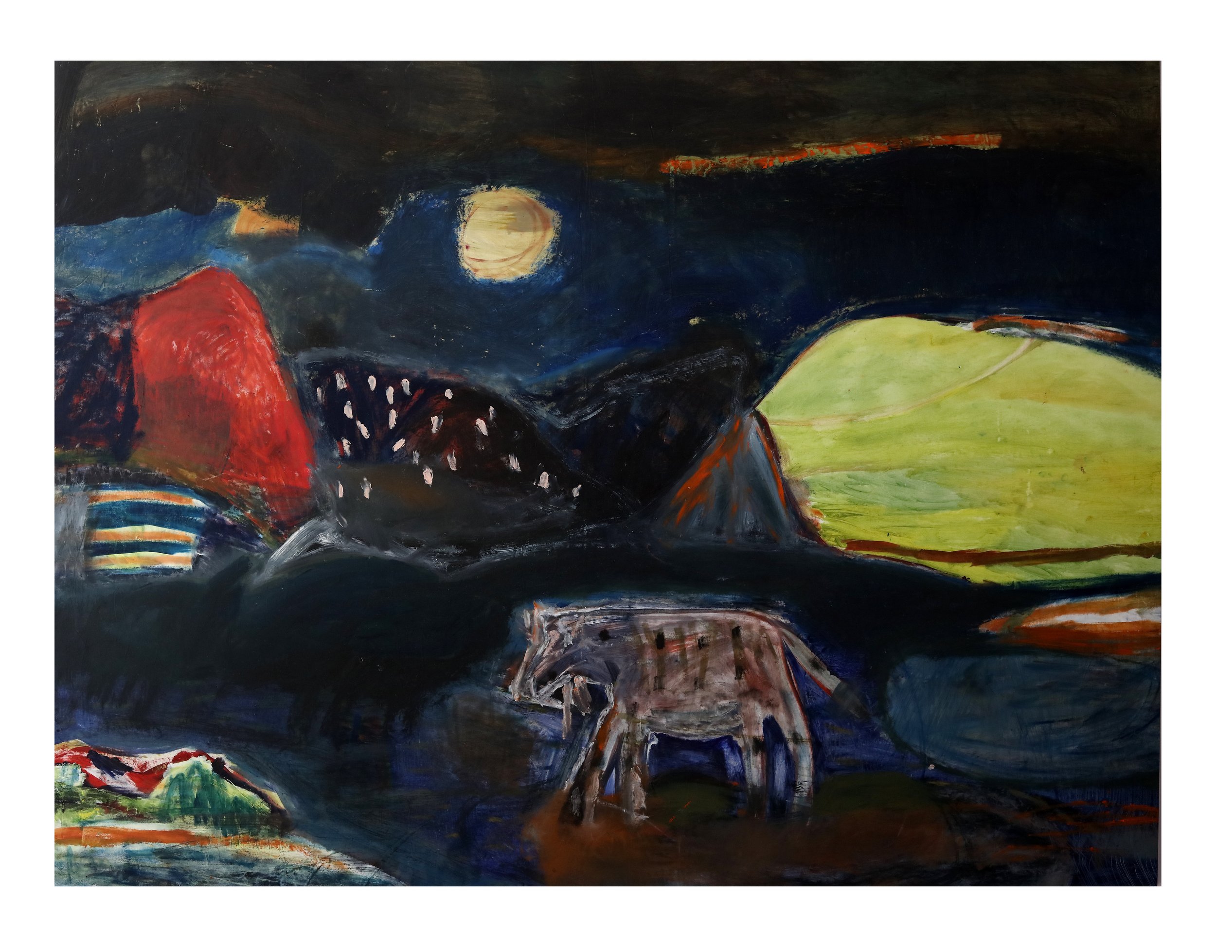 Private Space, (2022)
Oil on canvas
150 x 200 cm