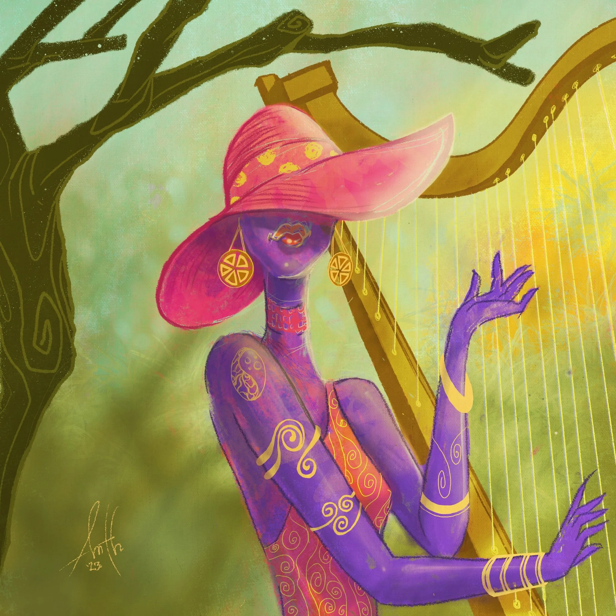 A Girl Called Purple ©