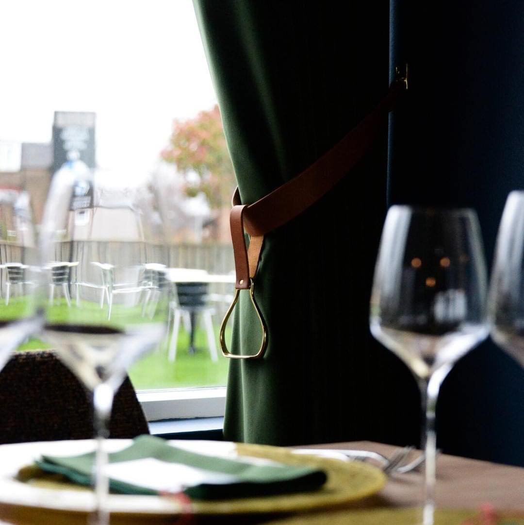 It&rsquo;s the details that make the difference ✨

These bespoke stirrup tie backs and curtains were made by our amazing team for the new Epperston Restaurant at @musselburghracecourse and we love the finished look 🐎

#racecourse #interiordesign 
#i