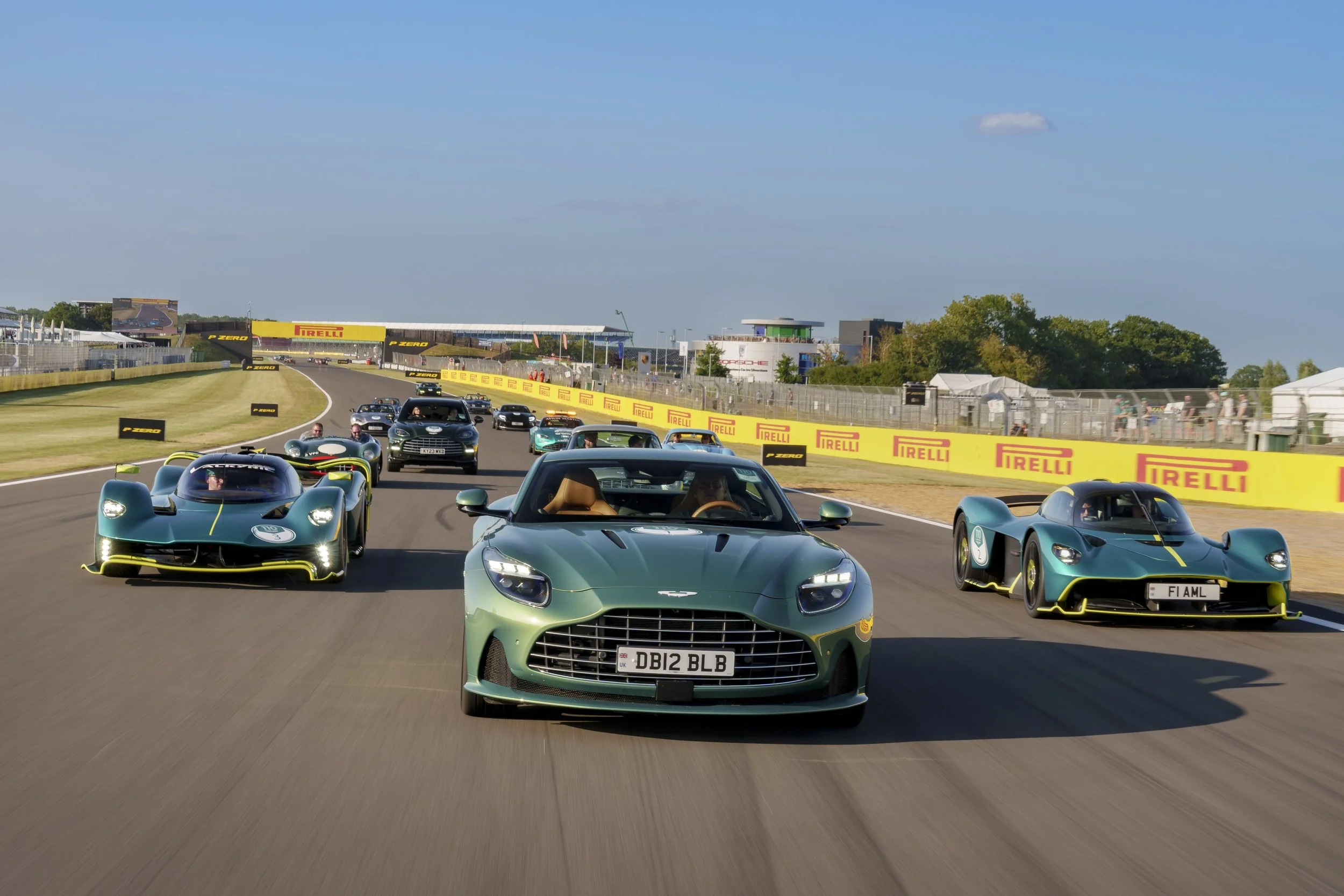 Aston Martin Celebrates 110th Anniversary with Iconic Cars at Silverstone