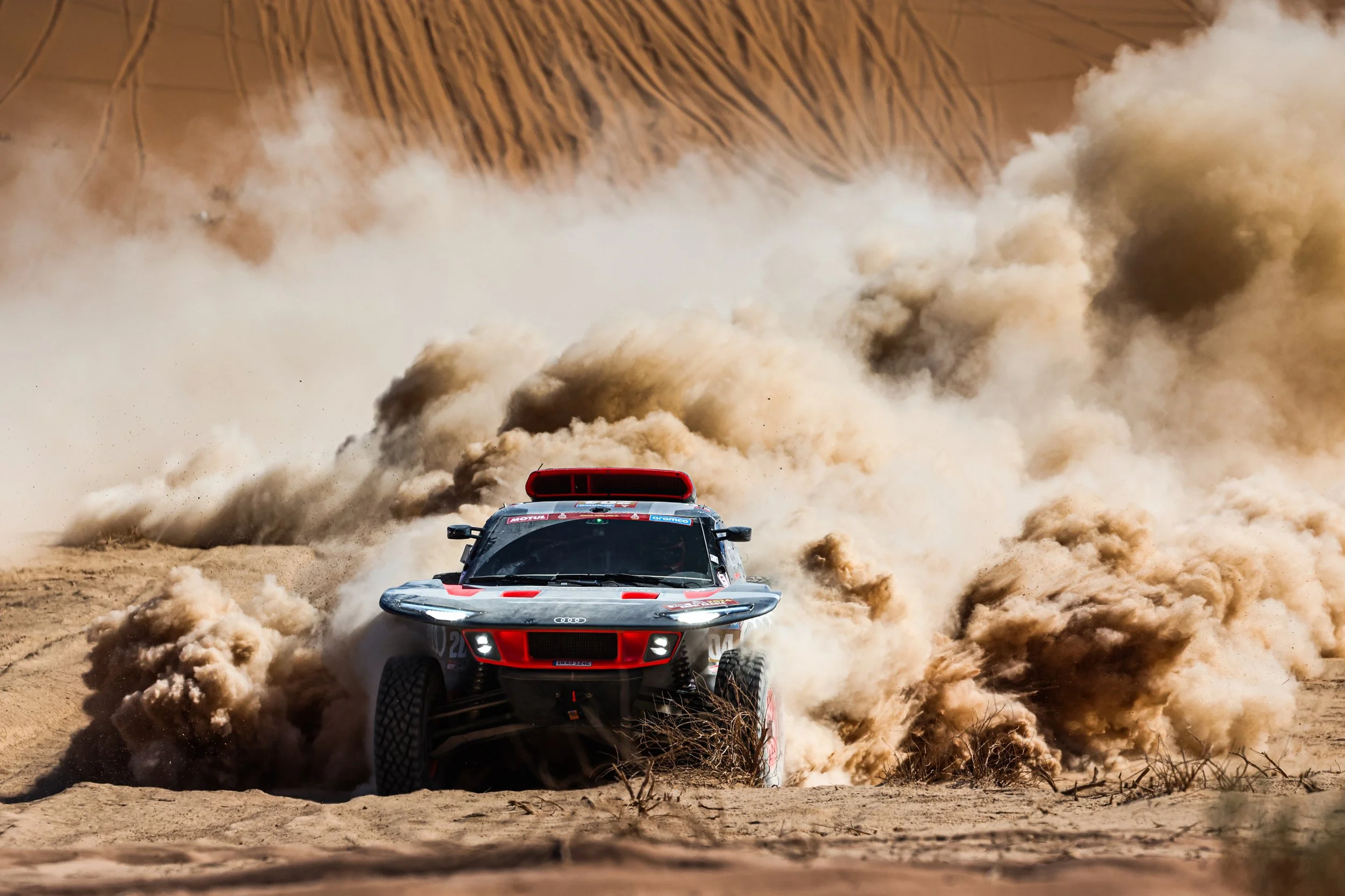 Audi RS Q e-tron Claims Historic First Dakar Rally Win