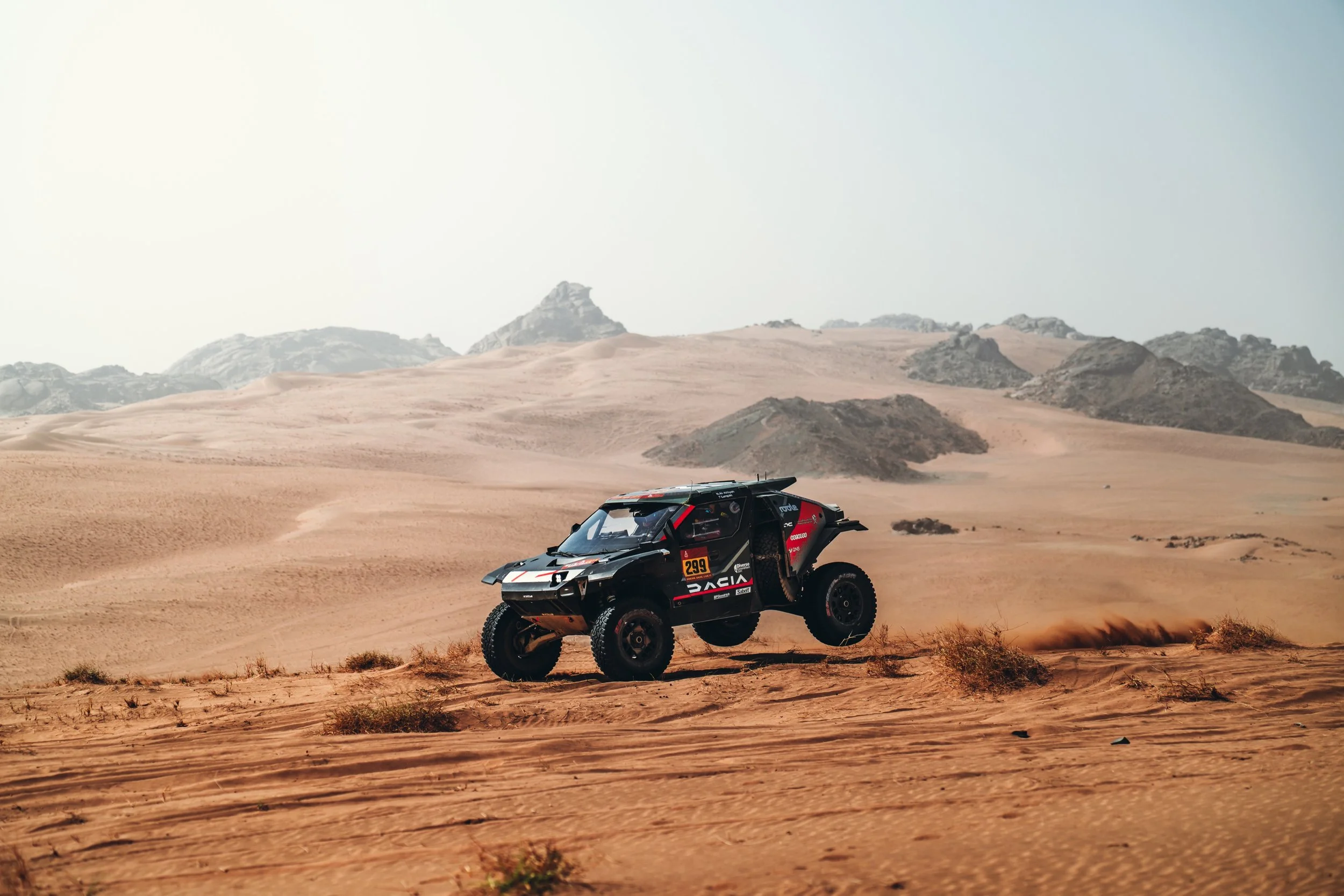 Driver Navigator Rally Dacia Sandriders Win Dakar Rally 2026 in Saudi Arabia — Bisiluro