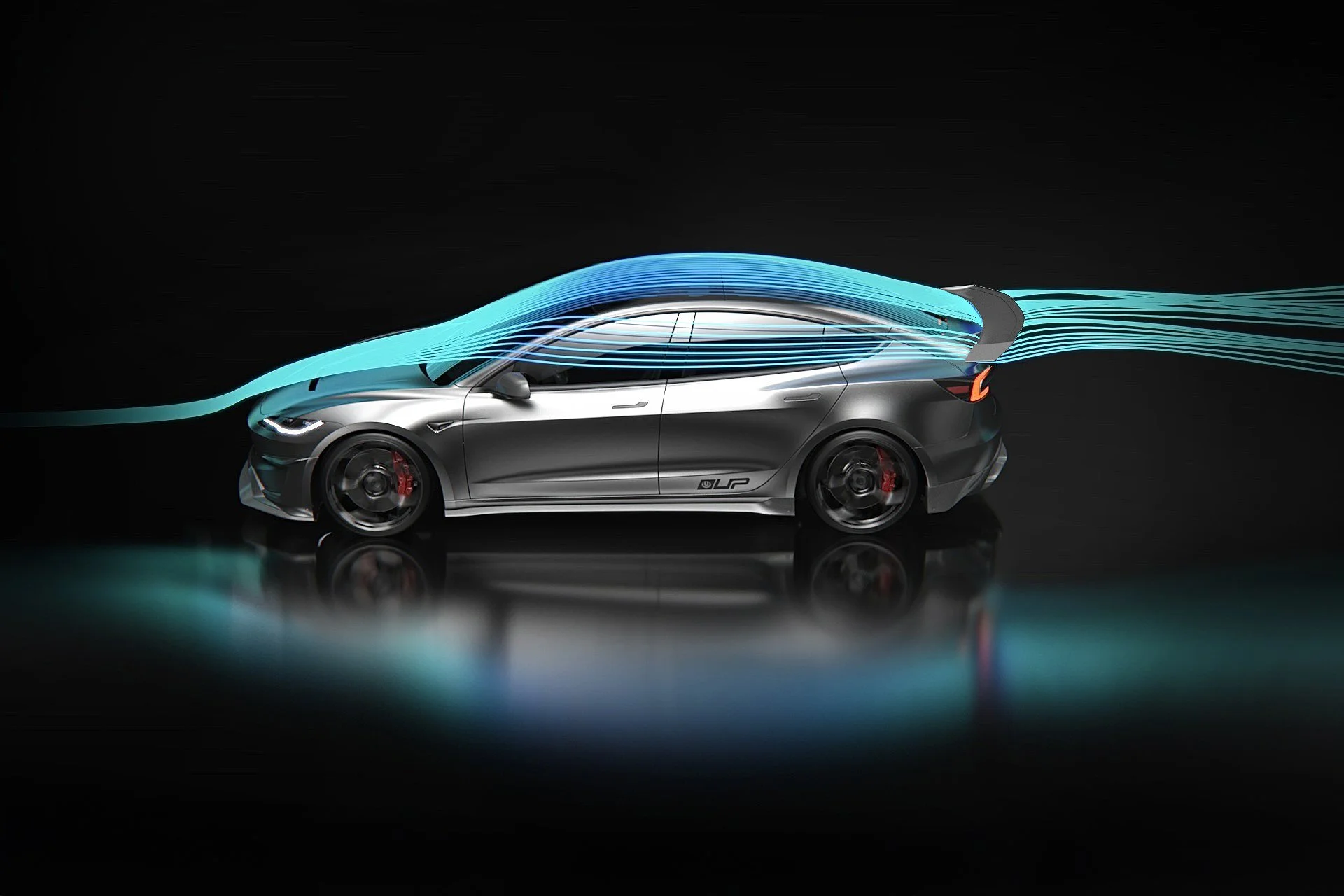 UP Ascension-RR Rear Wing For Tesla Model 3 Highland CFD Visualizer1.jpg