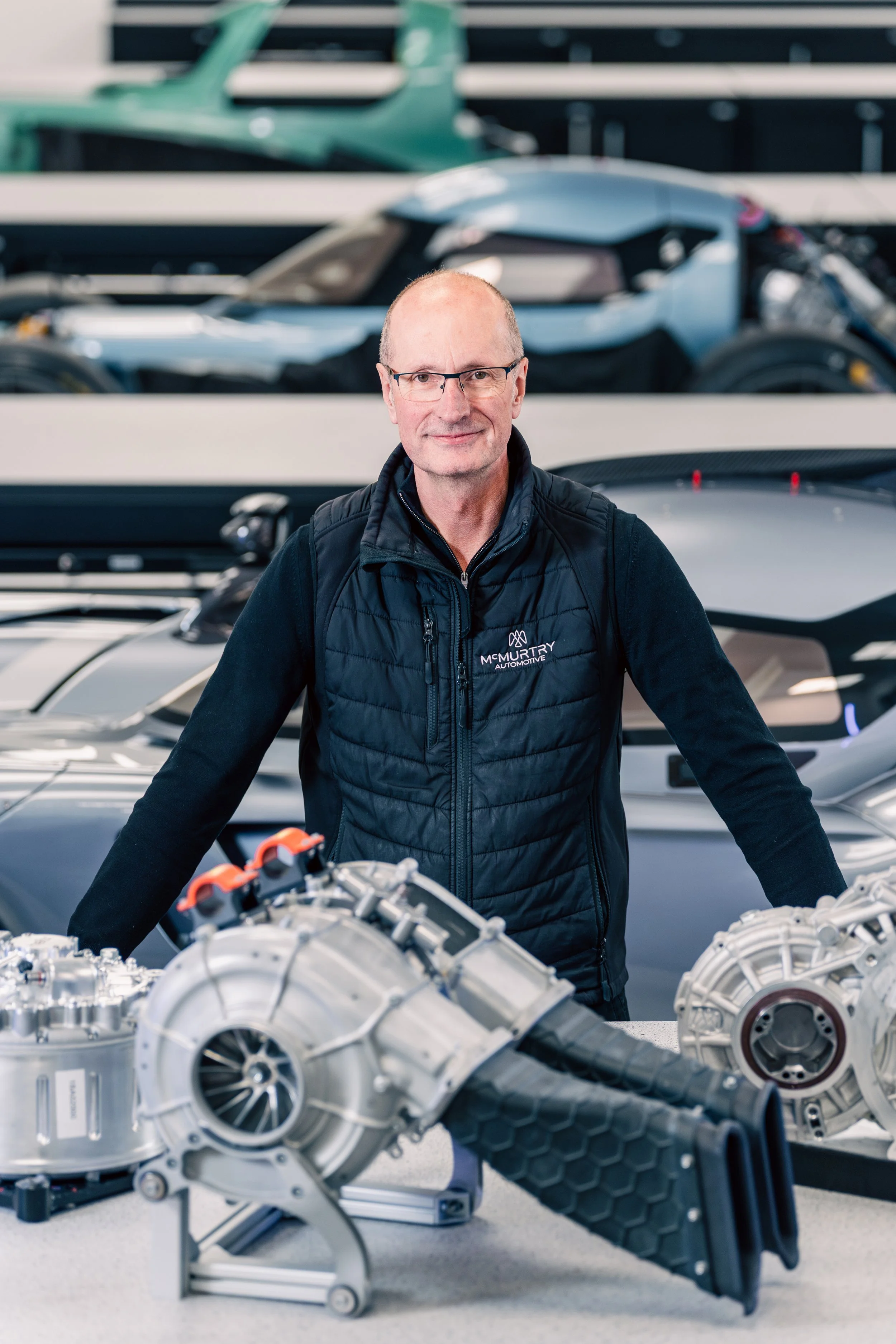 Iain Wight, Head of Technology Sales, McMurtry Technology with Example Downforce-on-Demand Fan System.jpg