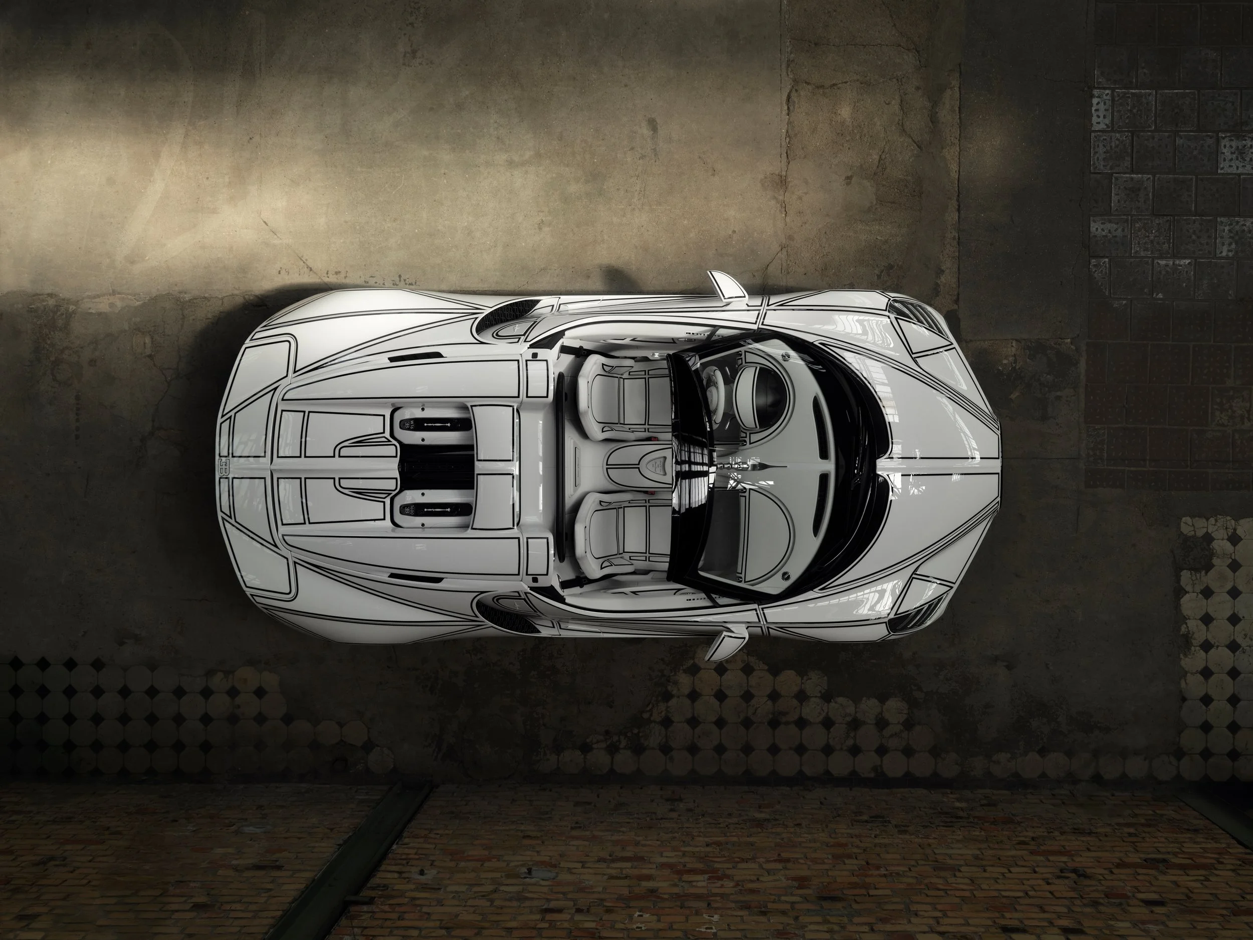 Bugatti W16 Mistral 'Blanc Éternel': Porcelain Meets Design