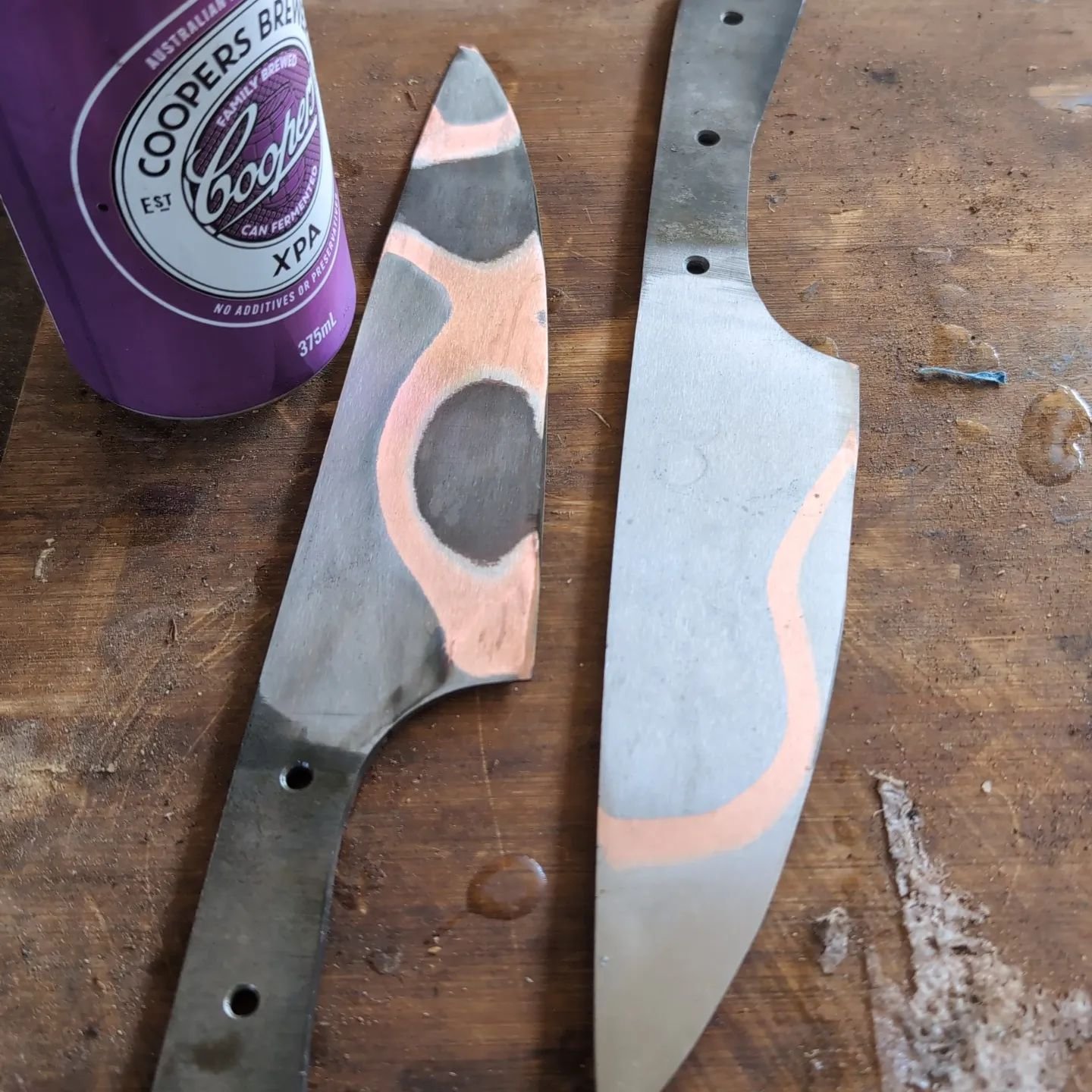 Cu-Mai with pinerow mallee handles. 

Even I didn't expect this.