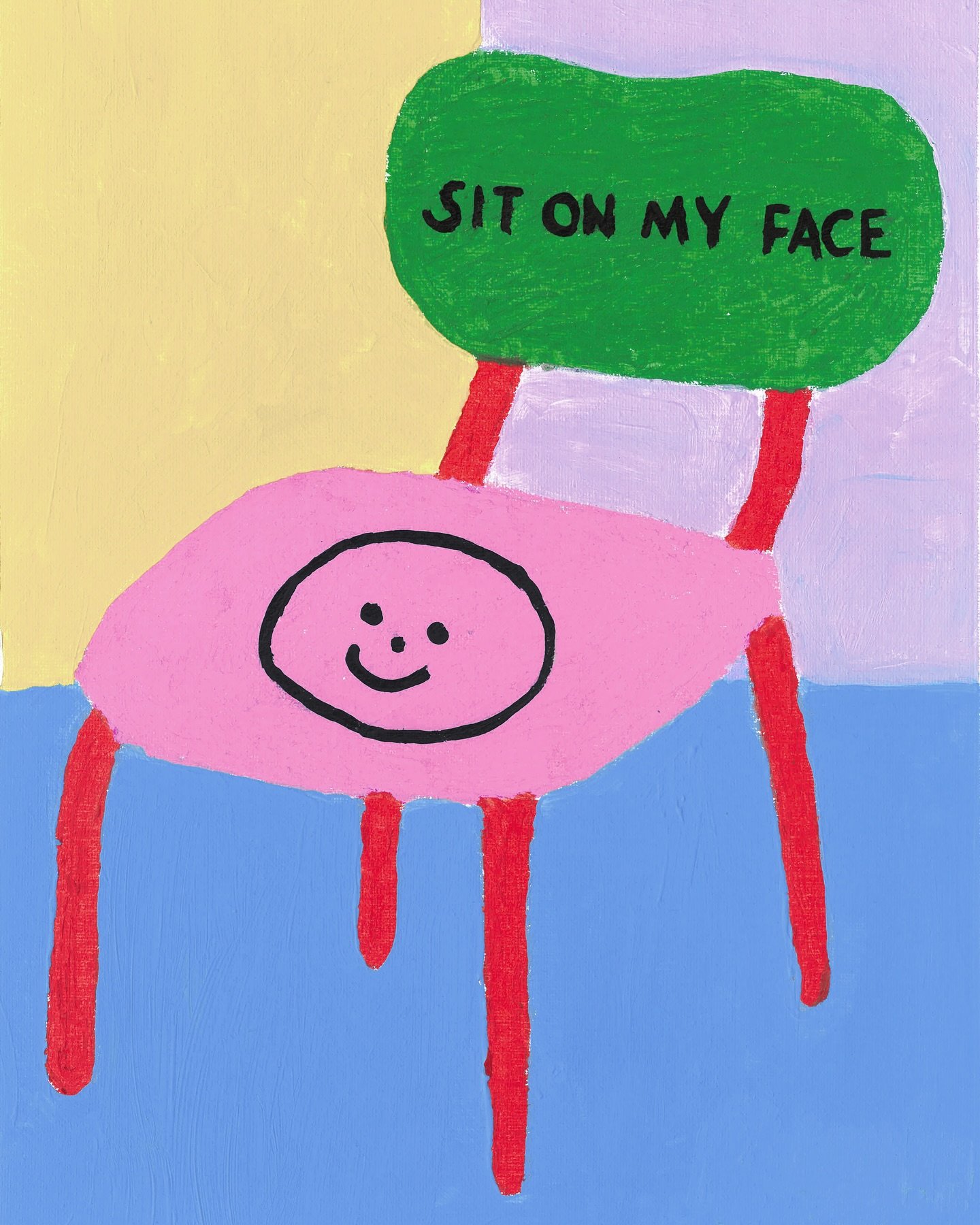✿ SIT ON MY FACE ✿ gibt&lsquo;s jetzt als Fine Art Print im Shop 💖 au&szlig;erdem Maul halten Sticker und neue Magnete ✨ habt&lsquo;s fein ihr M&auml;use