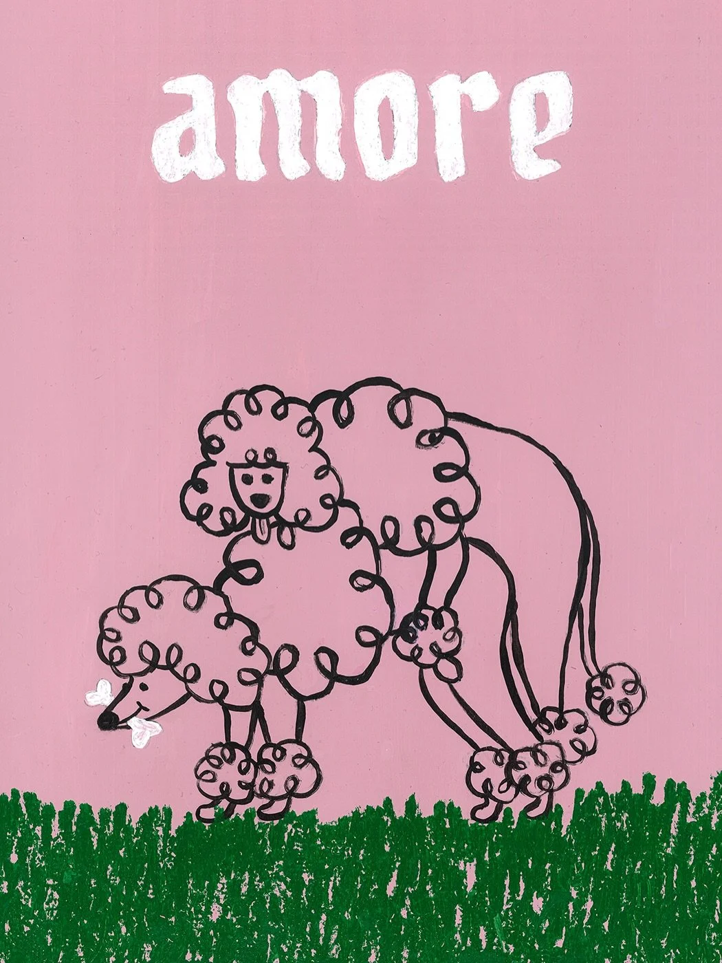 Neuer Fine Art Print im Shop 🎀 bisschen Amore 💖🐩