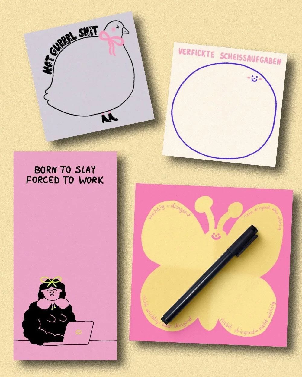 Ihr Lieben, es gibt neue Notizbl&ouml;cke im Shopi f&uuml;r all eure kleinen und gro&szlig;en To Dos 💻✏️🐭 Kussi