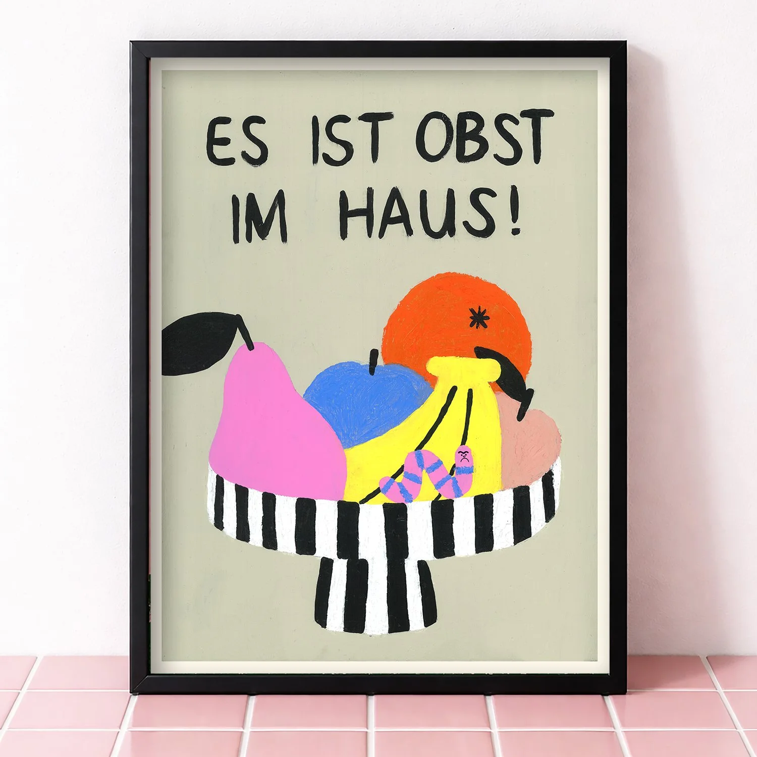 Fine Art Print ✿ Es ist Obst im Haus