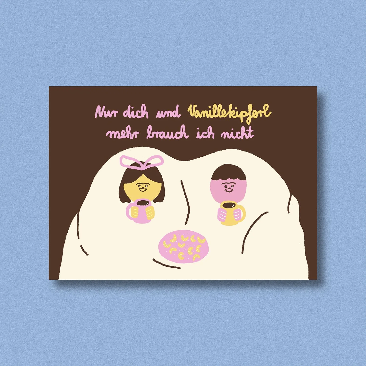 Postkarte ✿  Vanillekipferl