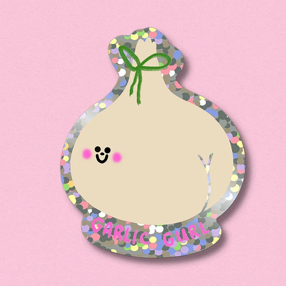 Glitzersticker ✿ Garlic Gurl