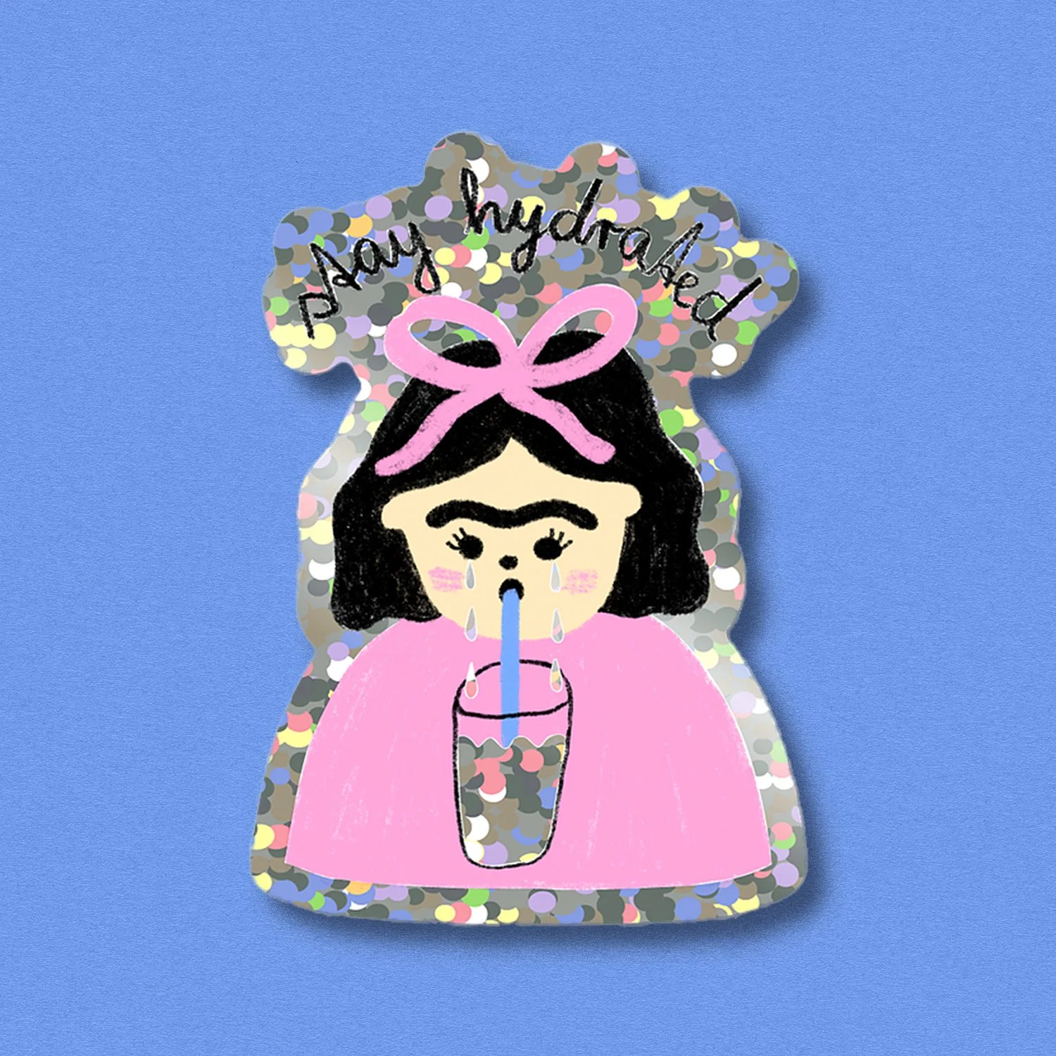 Glitzersticker ✿ Stay hydrated