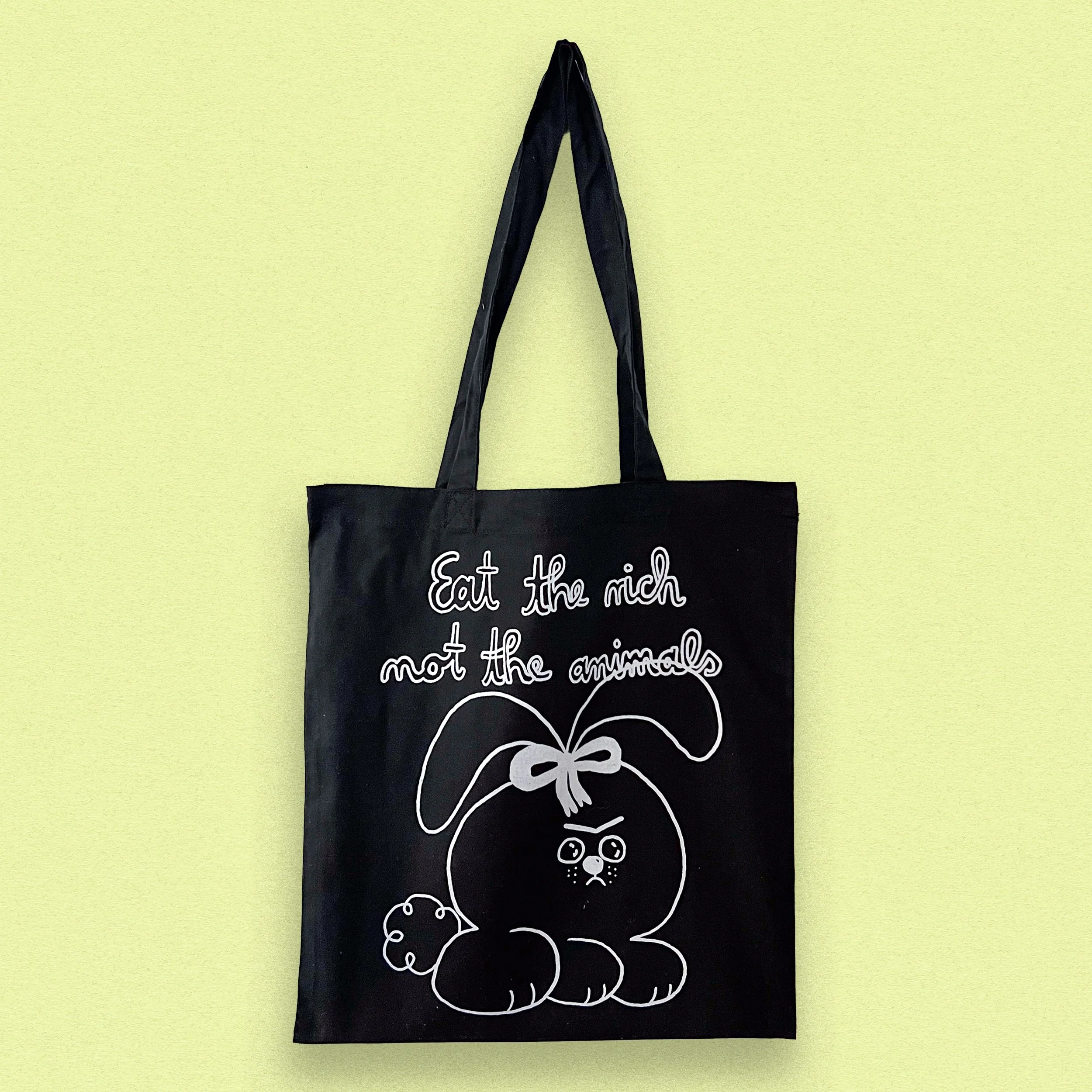 Baumwolltasche ✿ Eat the rich