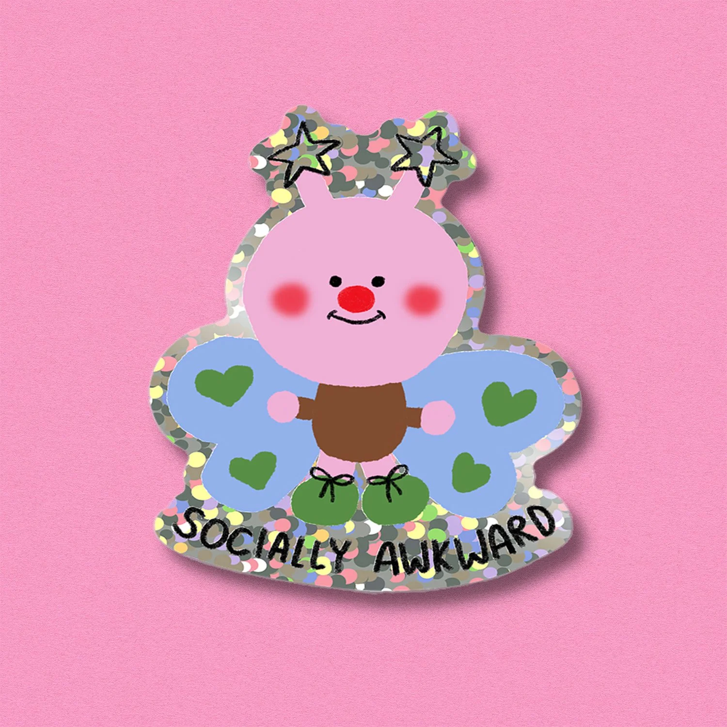 Glitzersticker ✿  Socially awkward