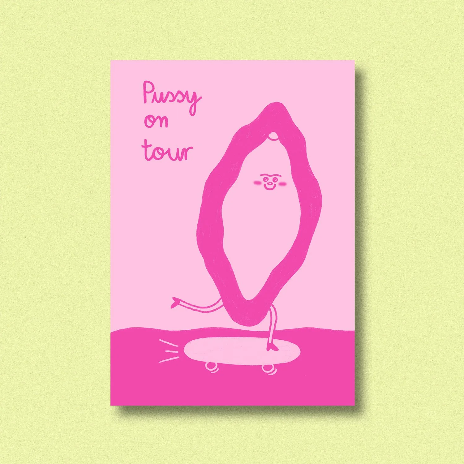 Postkarte ✿ Pussy On Tour