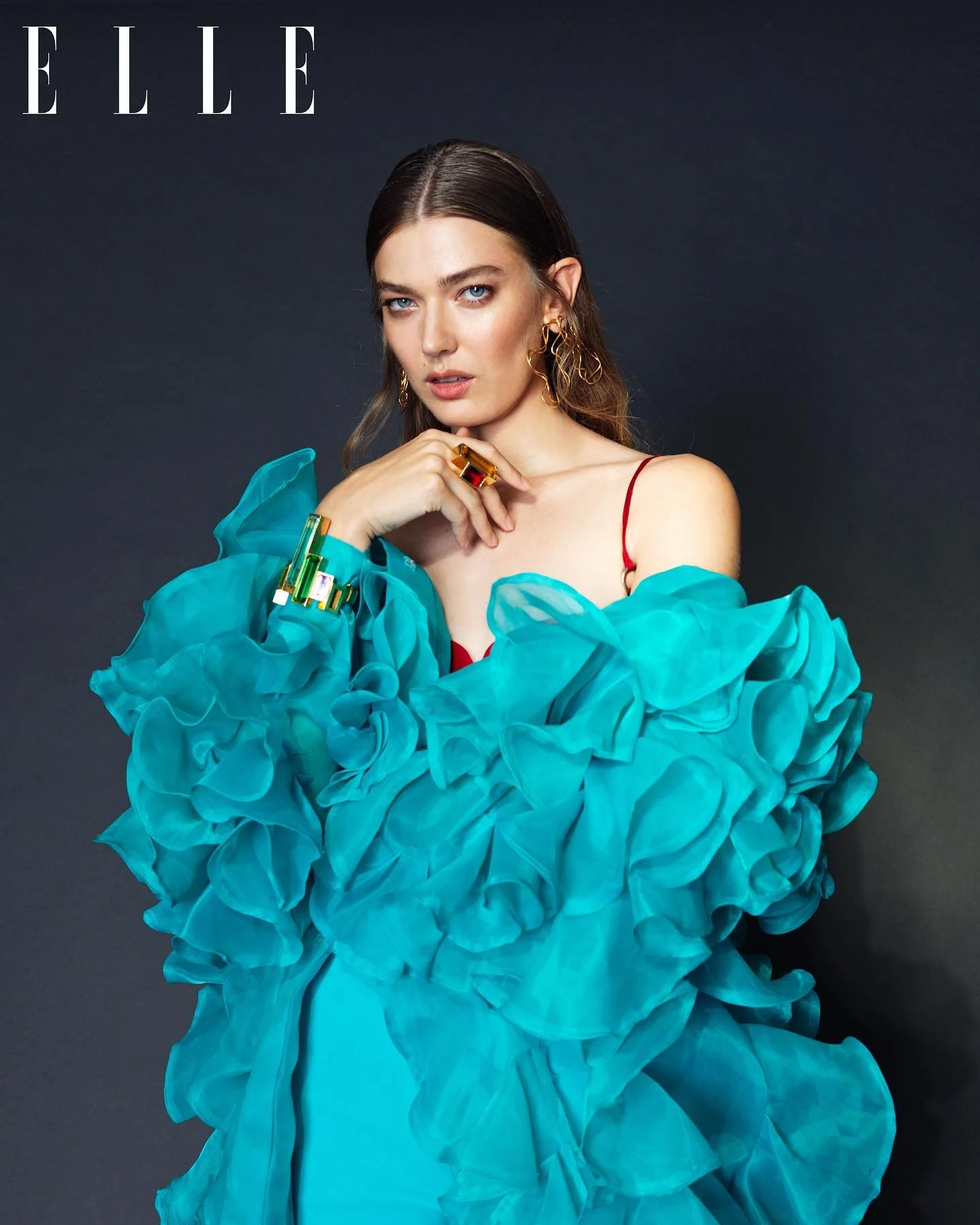 Our SAIA earrings as seen in @elleslovenija 💫 Earrings now available online 💫
.
.
.
Stylist: @lunkestyle
Photographer: @flaminia_fanale
Talent/Model: @wheatatreat
HMUA: @gvk.kozlova 
Stylist assistant: @rafaelvida 
.
.
.
#scylaboyerjewelry #jewelry