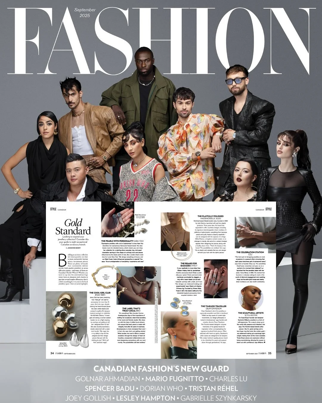 The Sculptural Artiste 🖌️ thank you @fashioncanada for this feature in your September issue and always showing our brand so much love! 

The September issue is on Newsstands August 11th ✨
.
.
.

#scylaboyerjewelry #jewelry #earrings #statementearrin