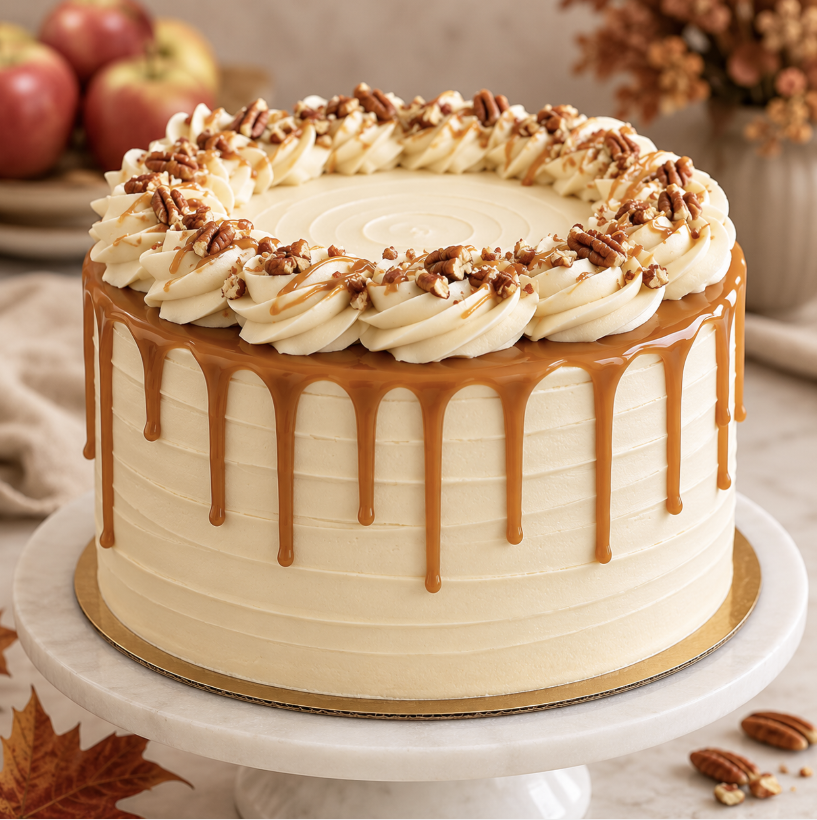 Caramel Apple Cake