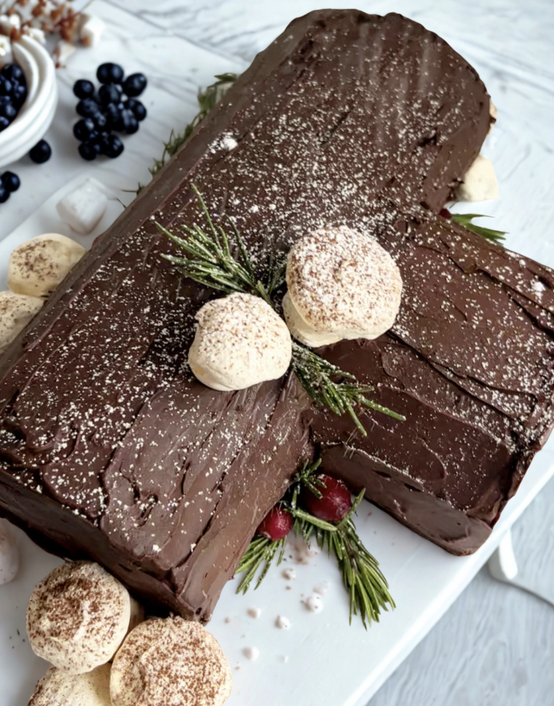 Bûche de Noël (Yule Log)