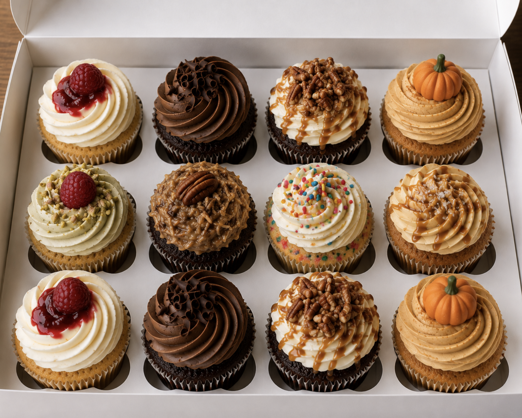 Dozen Cupcakes - Assorted Fall Flavors
