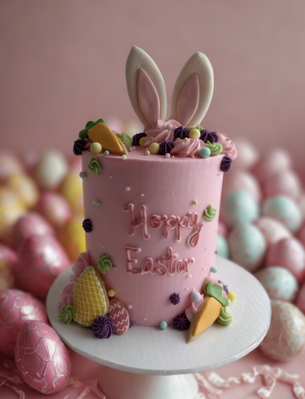 Whimsical Easter Bunny Cake Workshop - April 4th