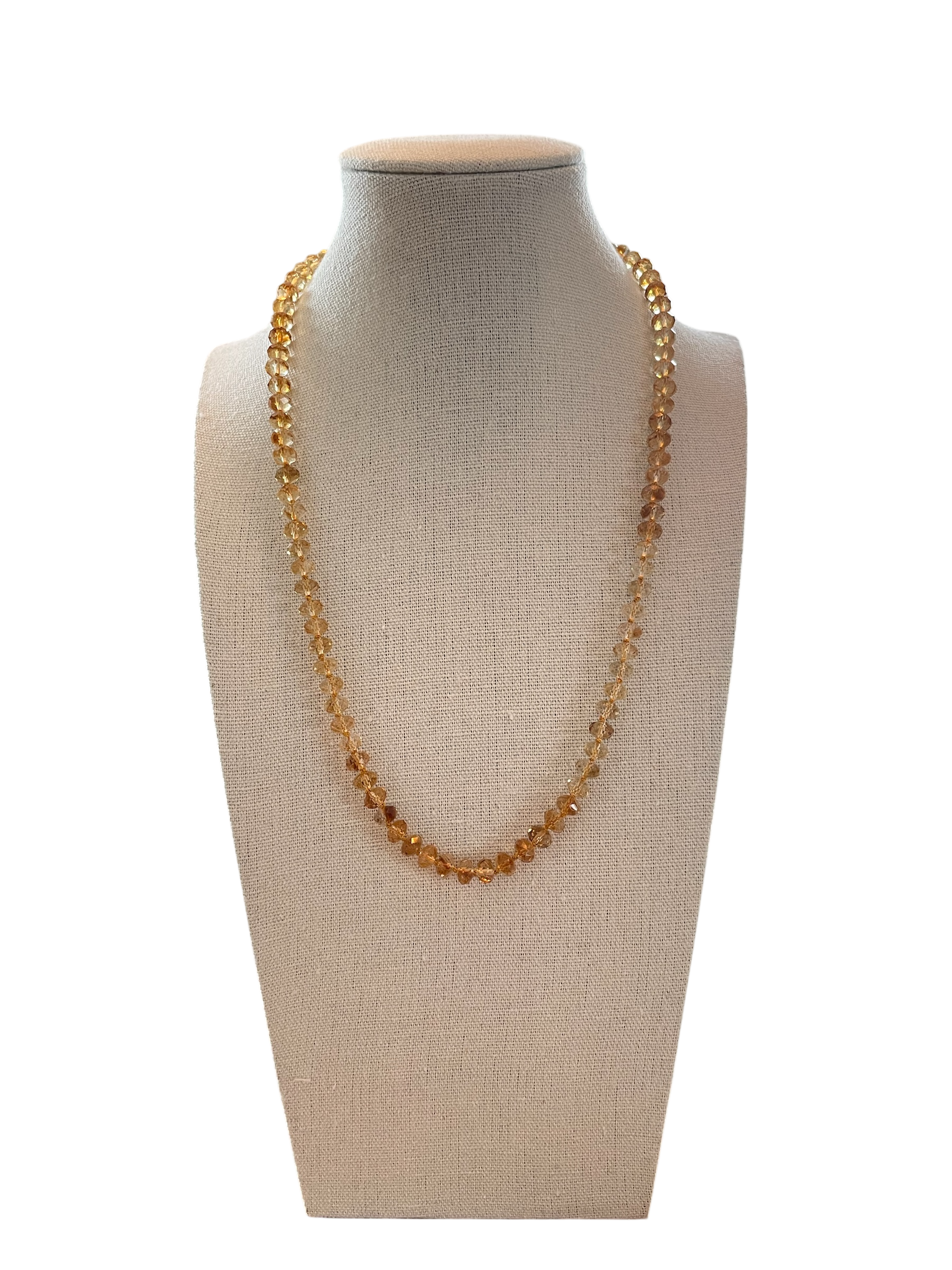 Citrine Hand-Knotted Necklace