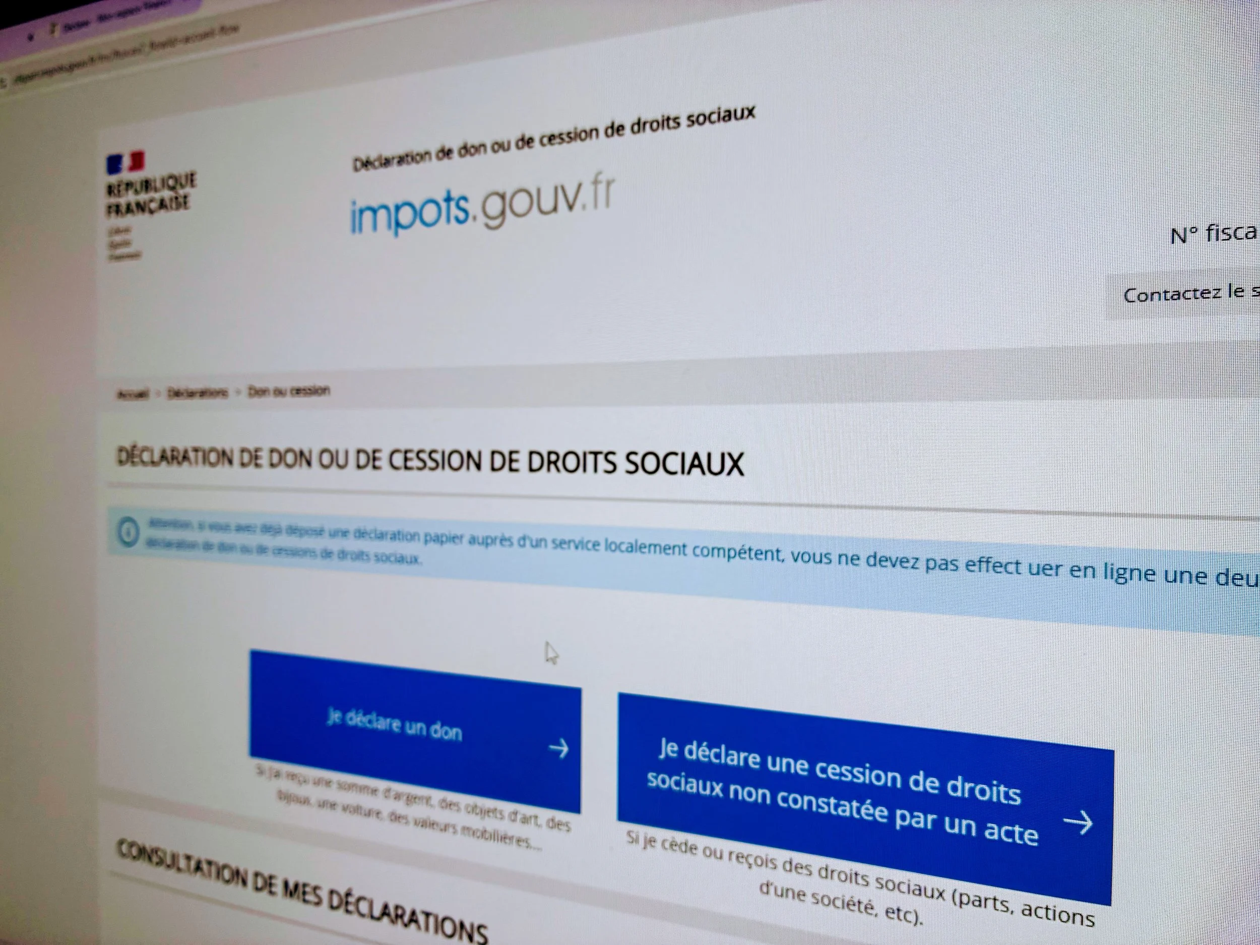 Déclaration de dons en ligne en 2026 : pourquoi le clic ne remplace pas le conseil du notaire