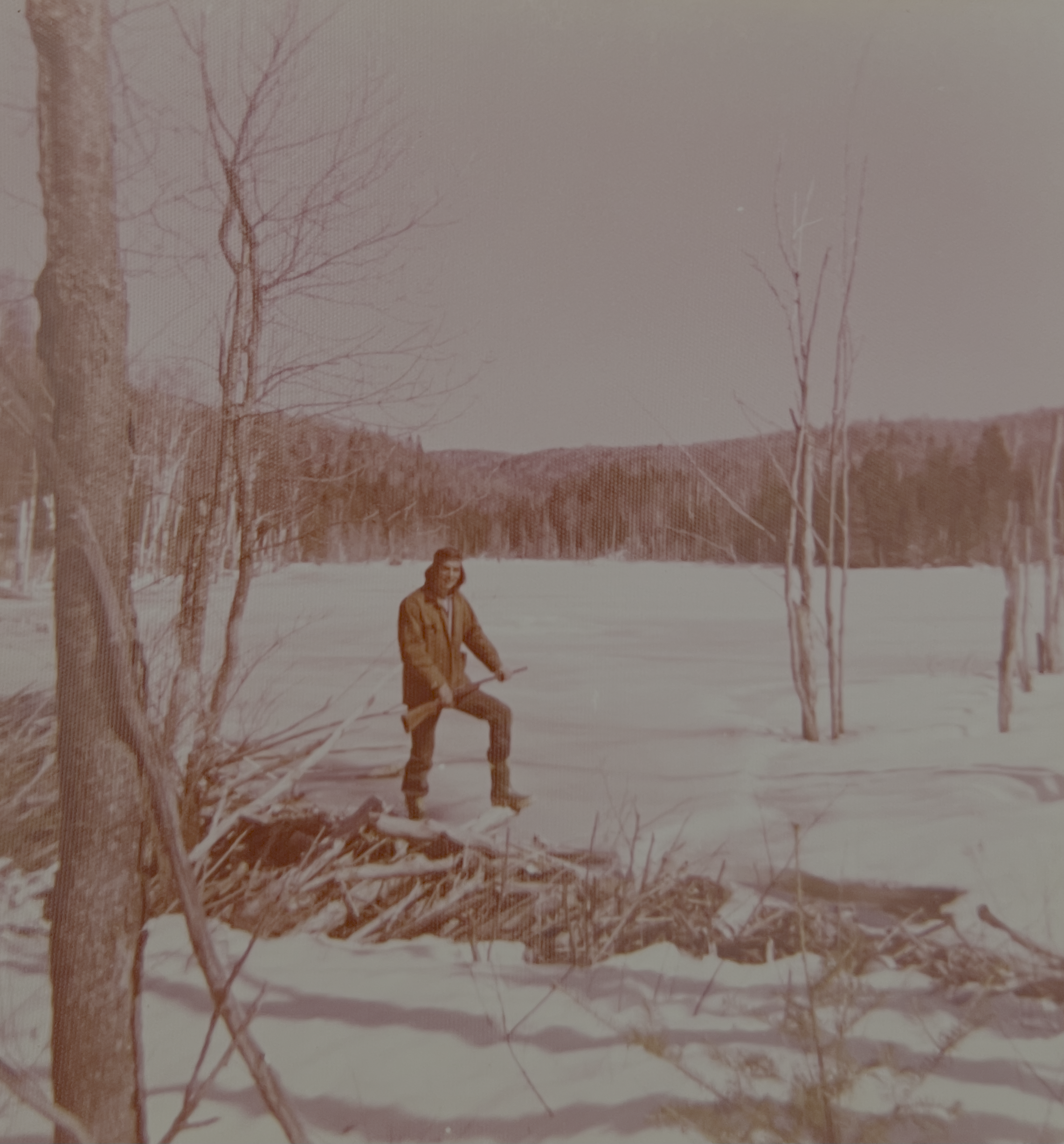 Crossing the St. Lawrence by canoe