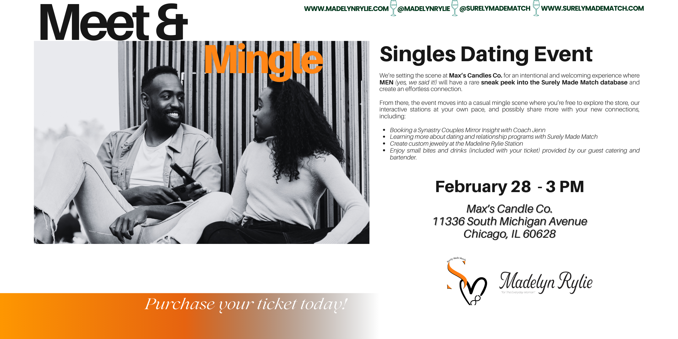 Mix & Mingle: Singles Dating Event