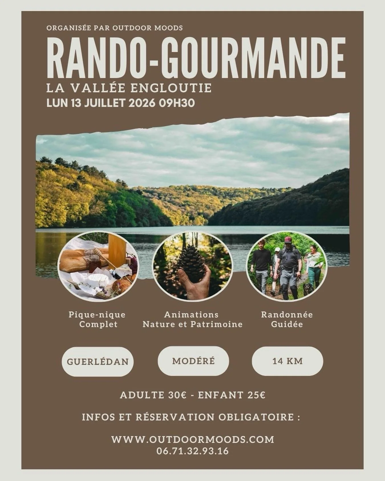 Venez vivre une journ&eacute;e au c&oelig;ur du Centre-Bretagne &agrave; la d&eacute;couverte du plus grand lac de la r&eacute;gion. Entre paysages &agrave; couper le souffle, nature pr&eacute;serv&eacute;e et patrimoine, partez &agrave; la rencontre