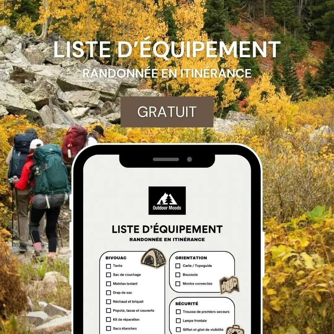 Liste d'Équipement : Randonnée en Itinérance