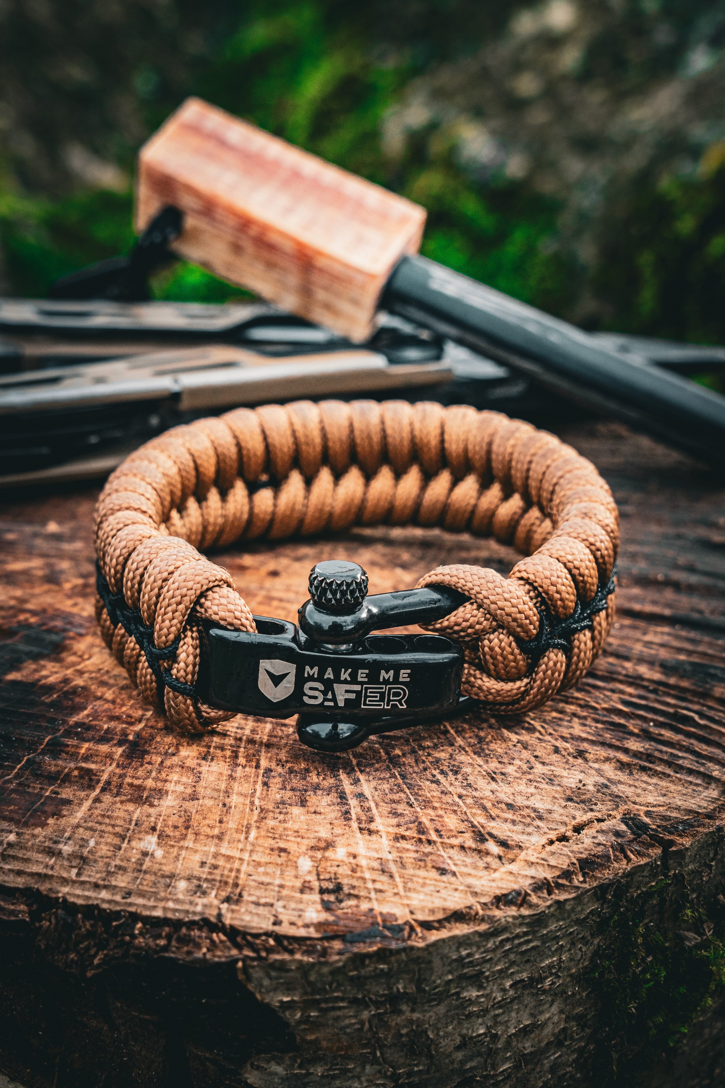 Bracelet Paracorde Sand Coyote - Make Me Safer 2.jpeg