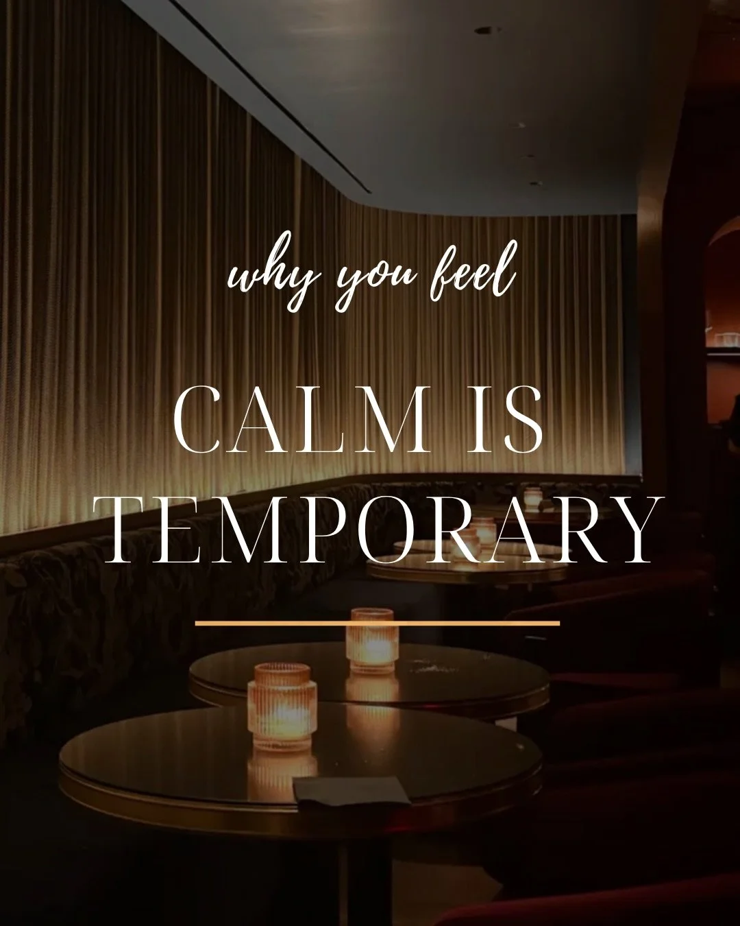 you deserve the kind of calm that lasts ⚜️

#calmmind #calmliving #peaceofmind