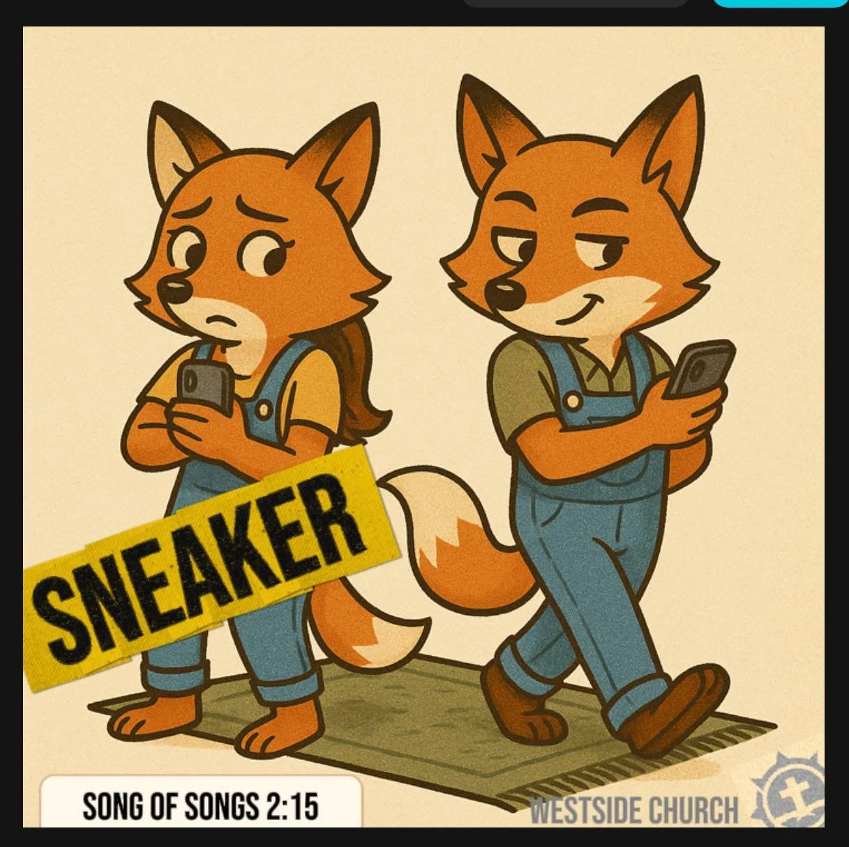 Little Foxes in the Vineyard
This past Sunday, Pastor Marcus preached from Song of Solomon 2:15 about the “little foxes” that sneak into our lives and marriages, spoiling the vineyard before the fruit can fully grow. The reminder was clea