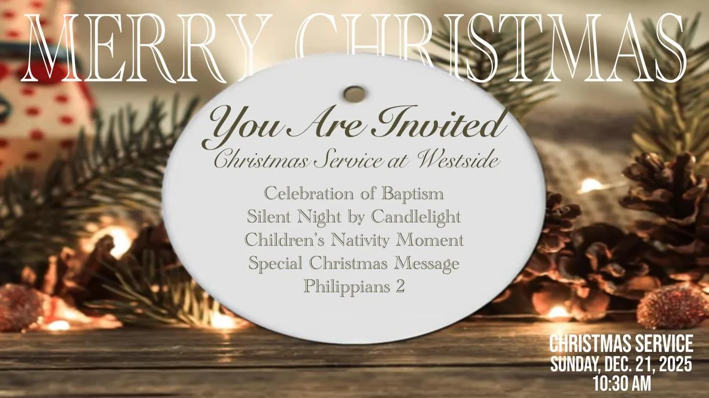 Some moments feel different. The lights are softer. The air is quieter. And for just a little while, everything slows down. Christmas has a way of doing that&mdash;of reminding us what truly matters.
On Sunday, December 21 at 10:30 AM, we invite you 