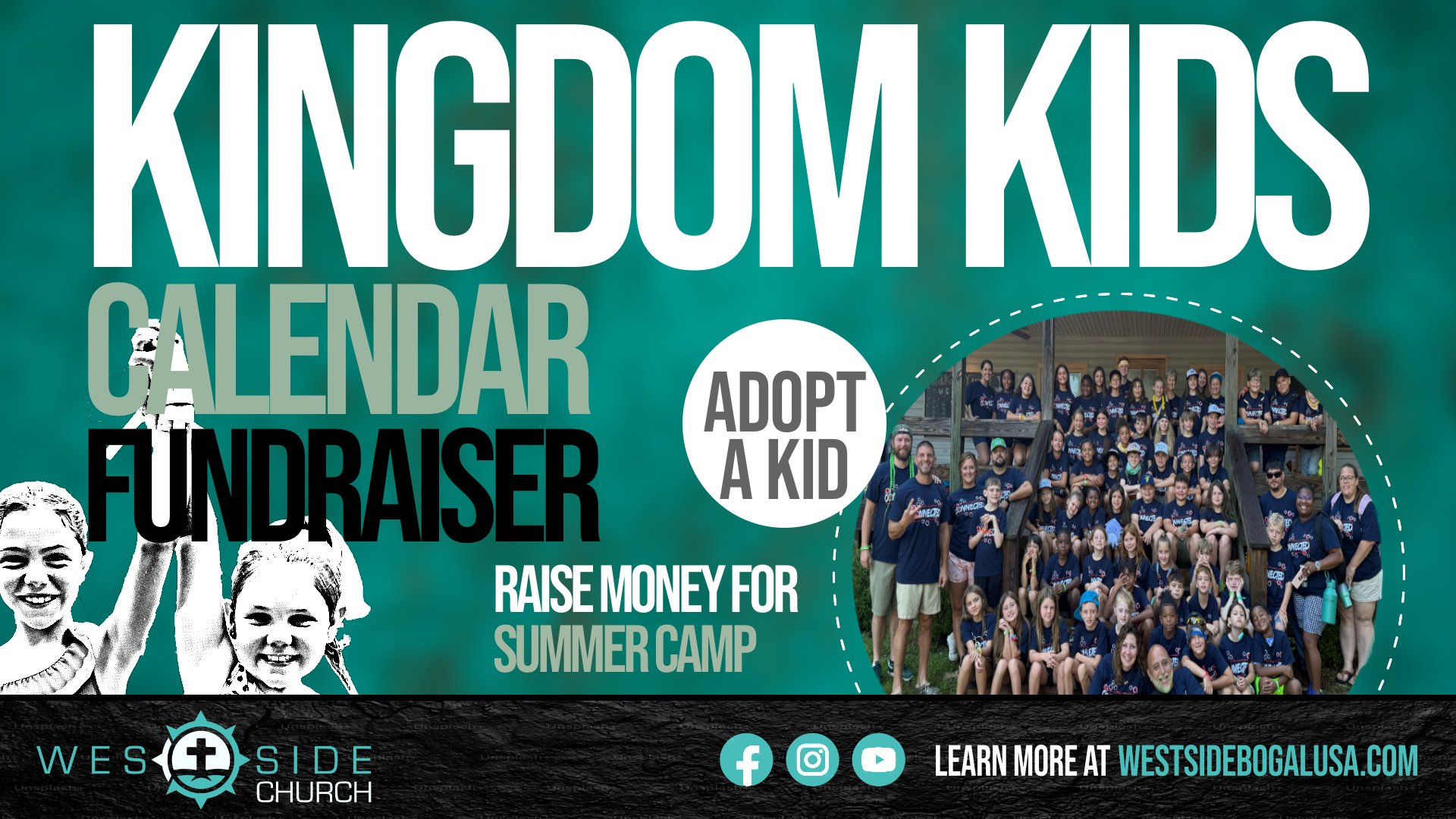 Kingdom Kids Calendar for Camp Fundraiser