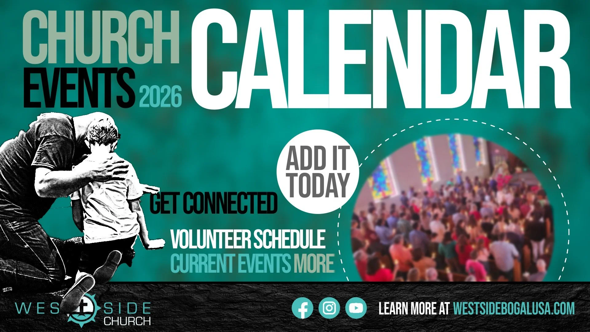 📅 A Better Way to Stay Connected at Westside

Church life moves fast &mdash; services, kids, students, classes, events, and special moments throughout the year. We wanted to make it easier than ever for our church family to stay in the loop.

So we&