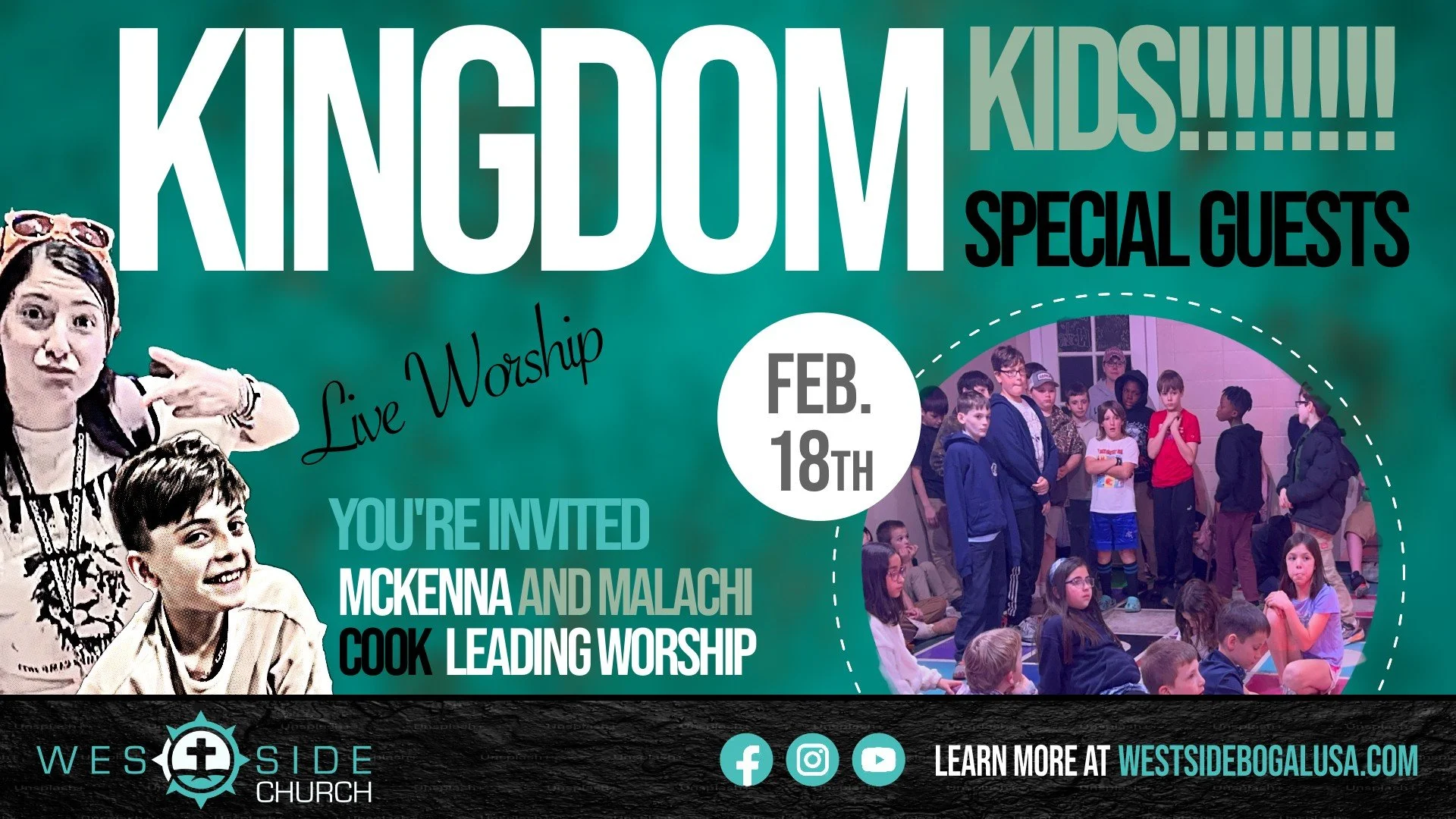 YES, WE ARE... having church this Wednesday!
Schools may be out this week&hellip; But church is not. Even though students are out of school, we are still gathering for all of our regular Wednesday services on February 18. Don&rsquo;t let the schedule